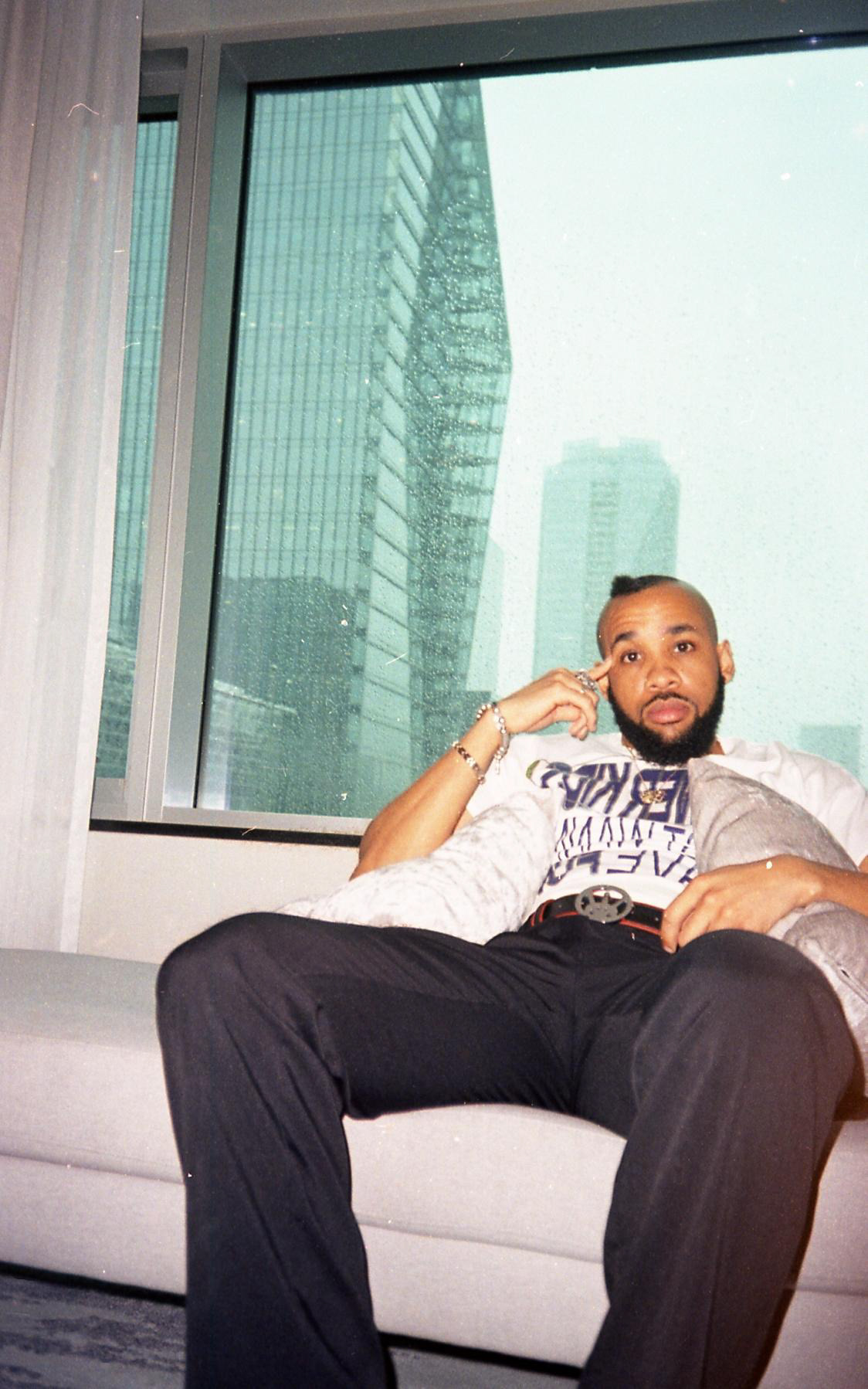 "Hunter at the St. Regis" Shot by Sabrina Narzoles. 2021