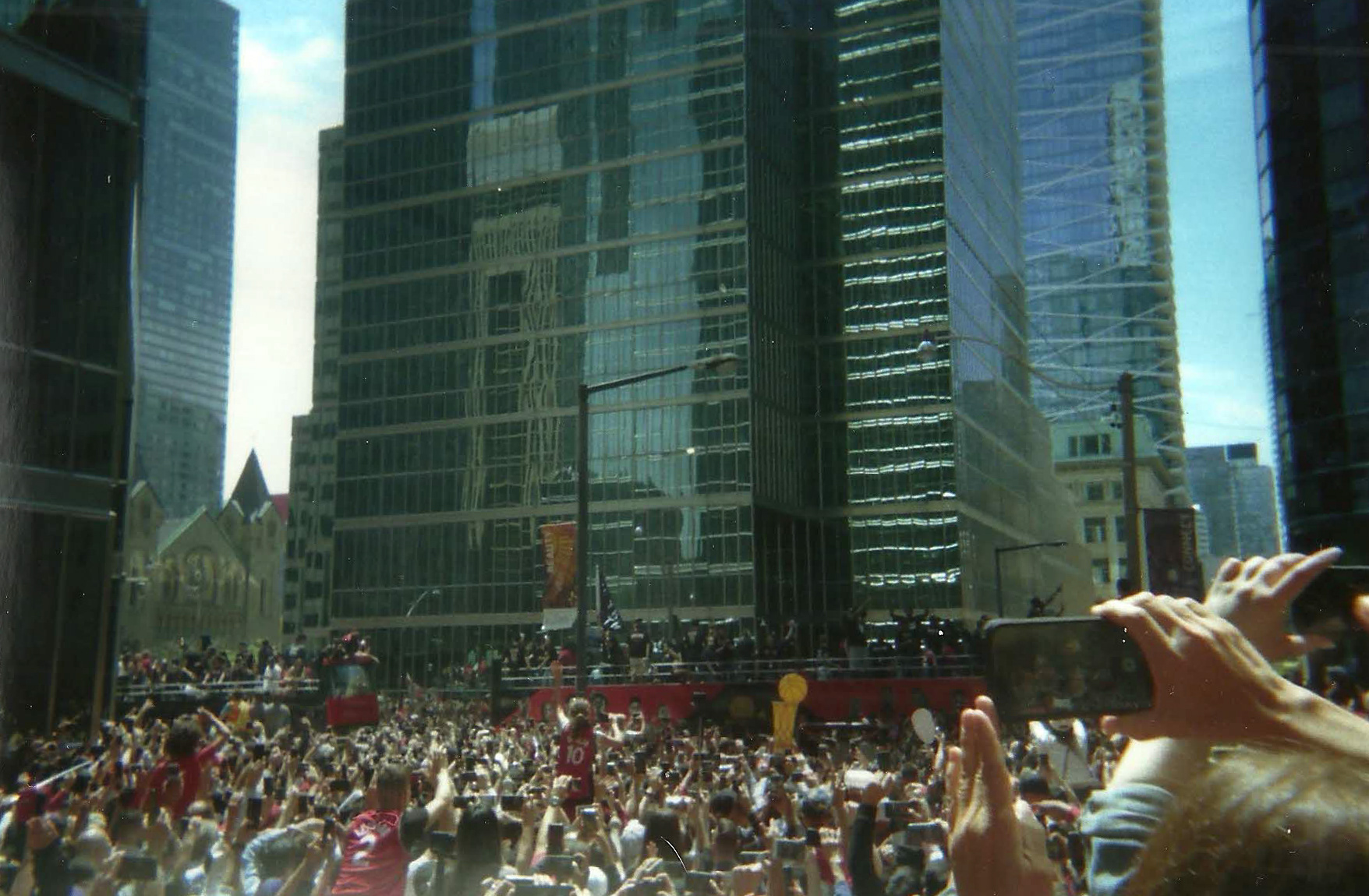 "Raptors Championship Parade" Shot by Sabrina Narzoles. 2021