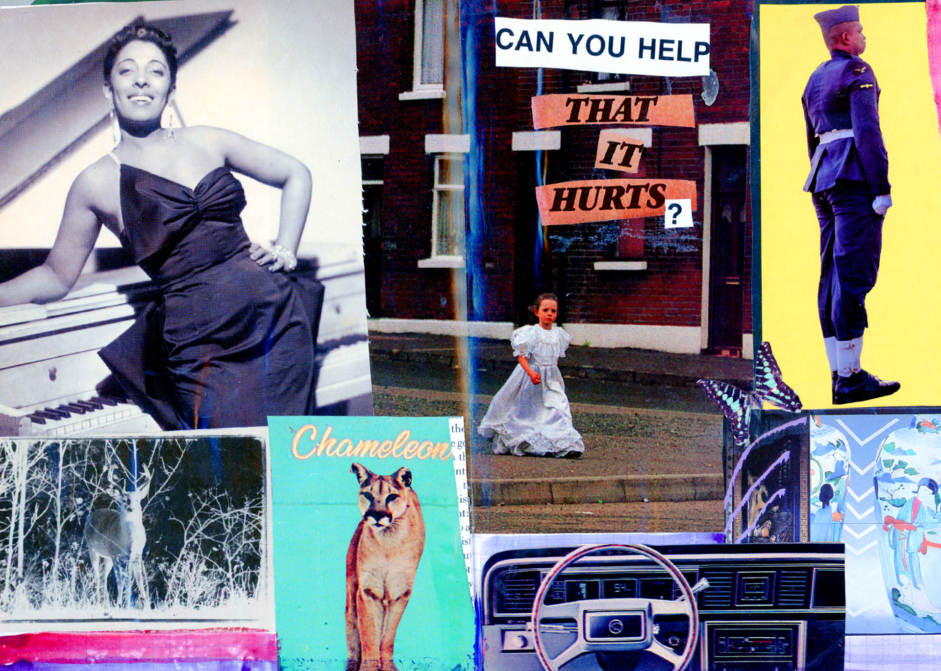 "CAN YOU HELP?" Mixed Media Artwork by Sabrina Narzoles. 2020