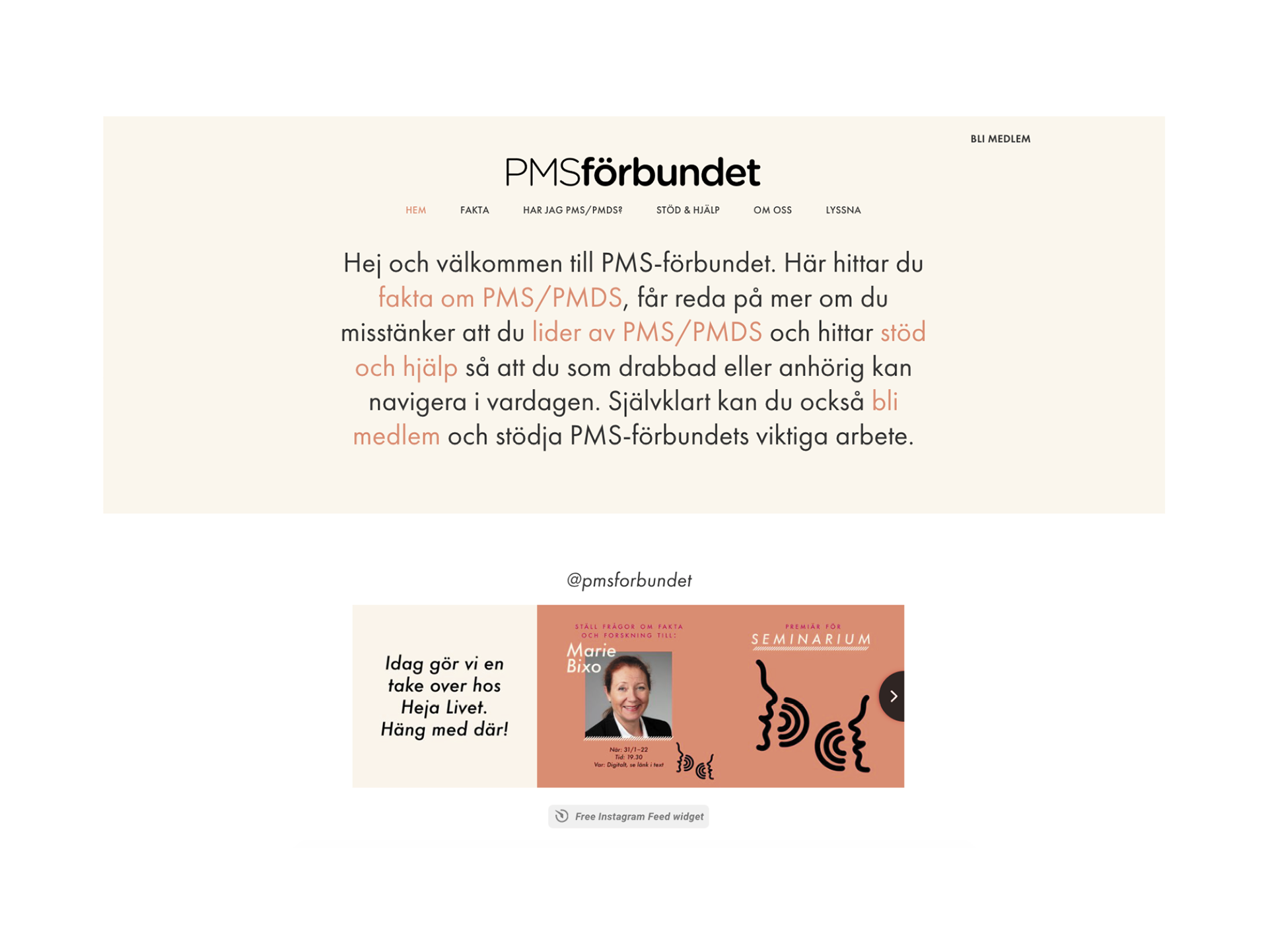 PMS-förbundet grafisk identitet