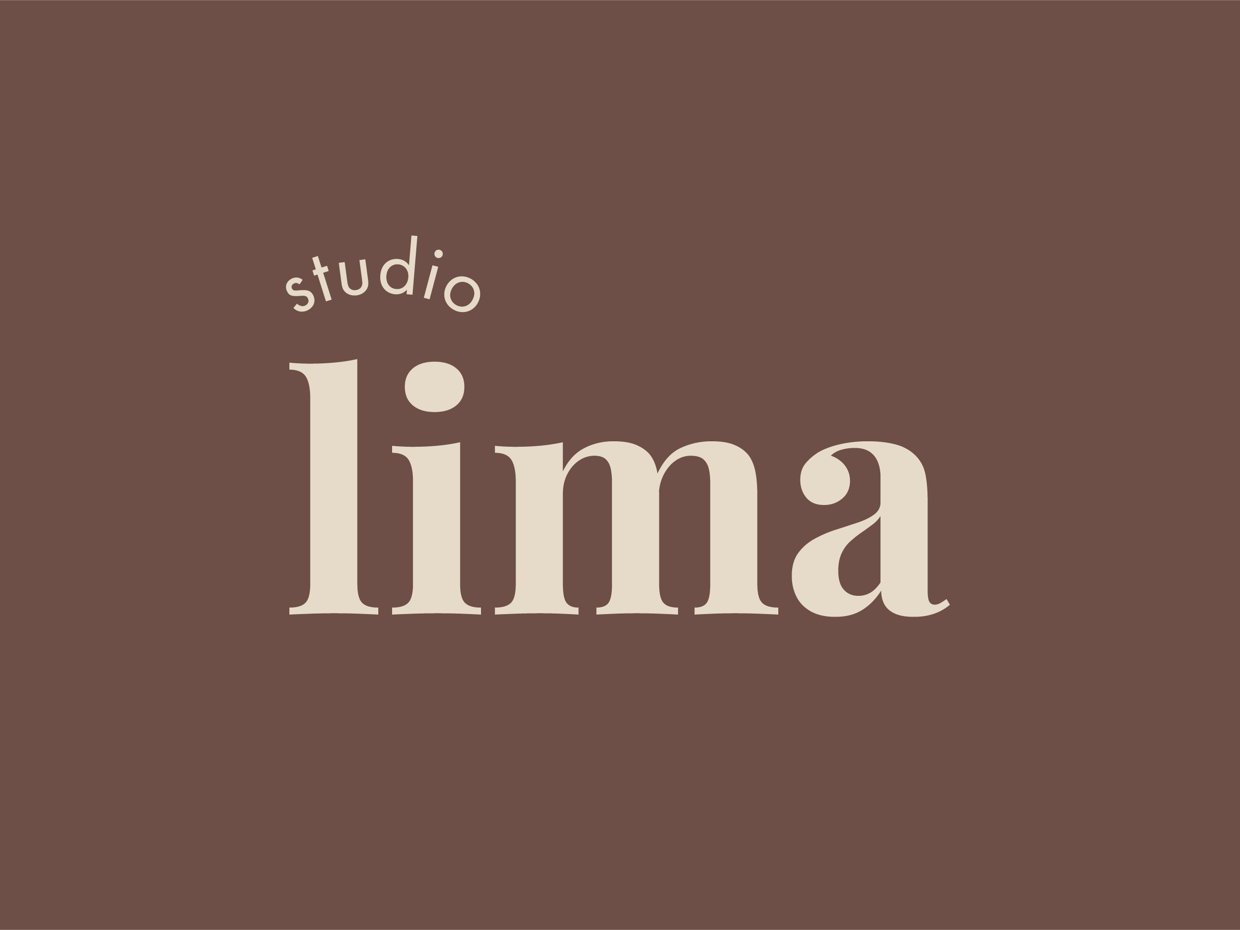 Visuell identitet för Studio Lima av Emma Österberg