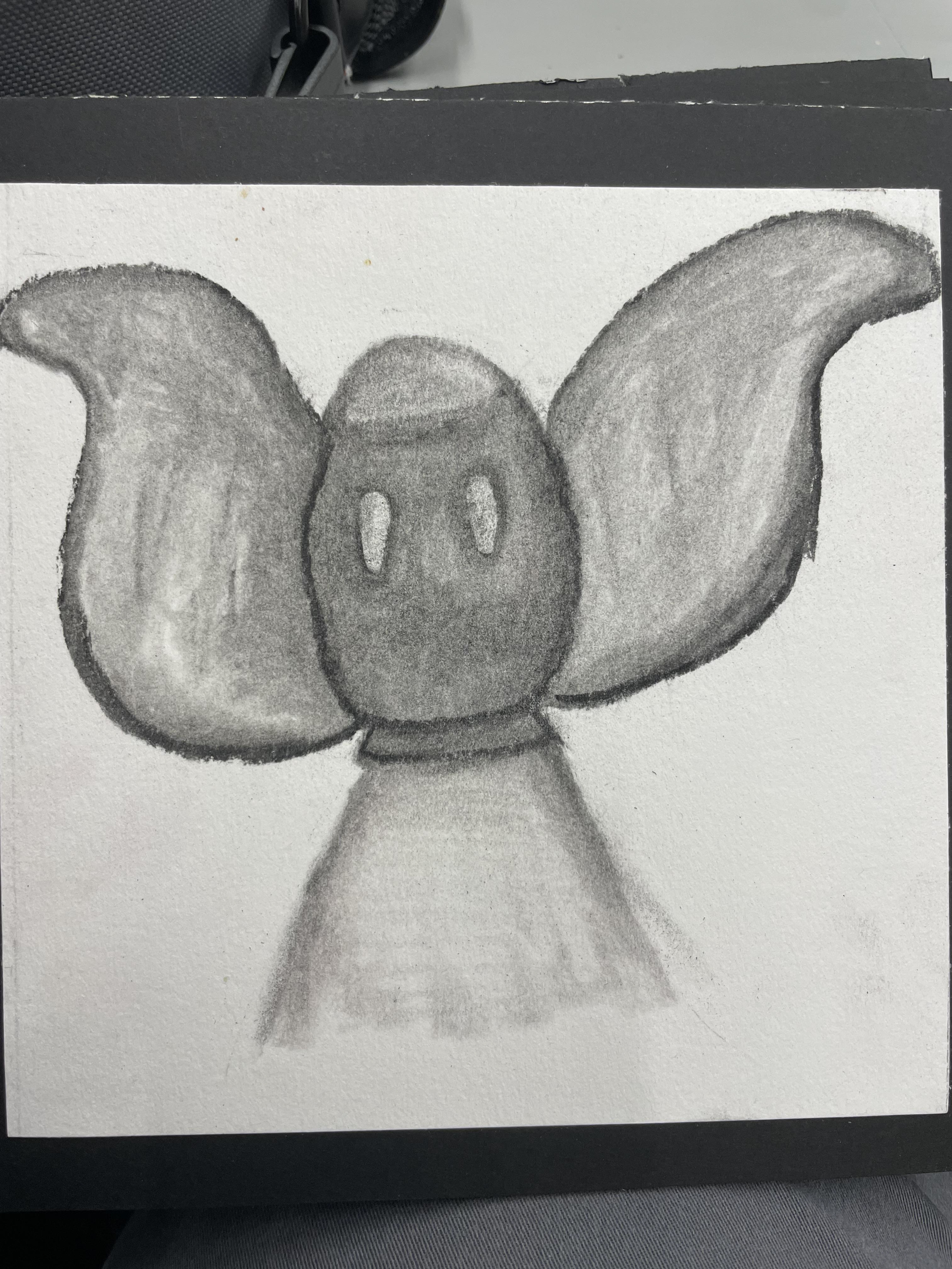 UFO | Illustration Methods | Made with Charcoal | Feb 3, 2025