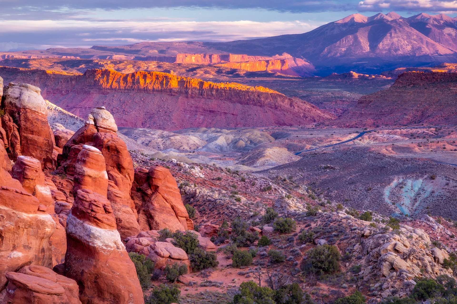 Salt Valley from Fiery Furnace, Arches NP