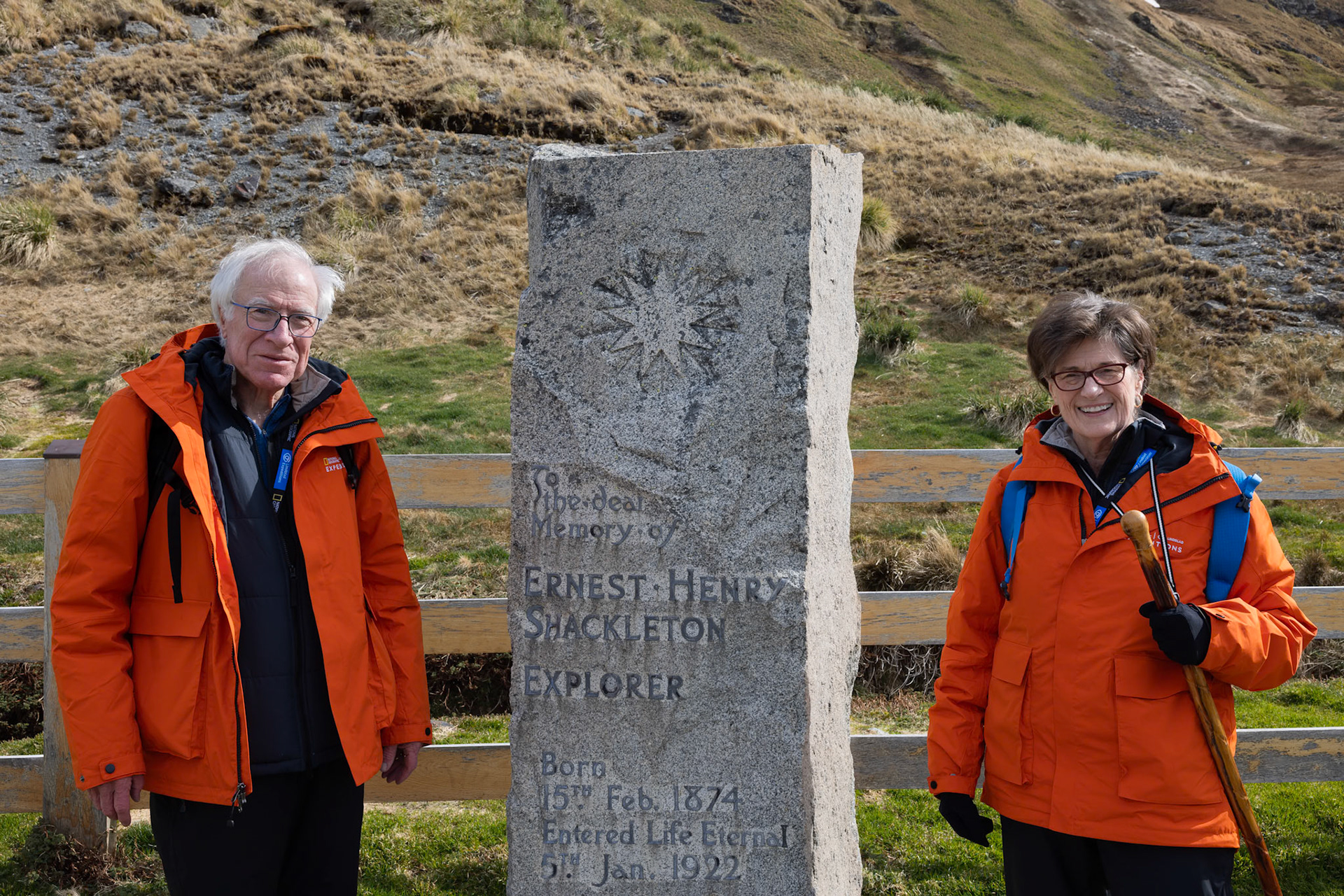 Grytviken,  South Georgia Island, site of Shackleton's grave.
