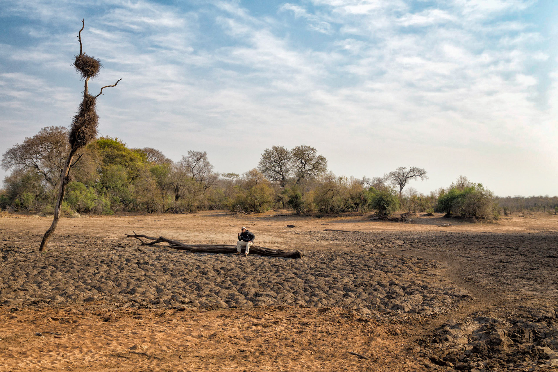Manyeleti Reserve; dry water hole