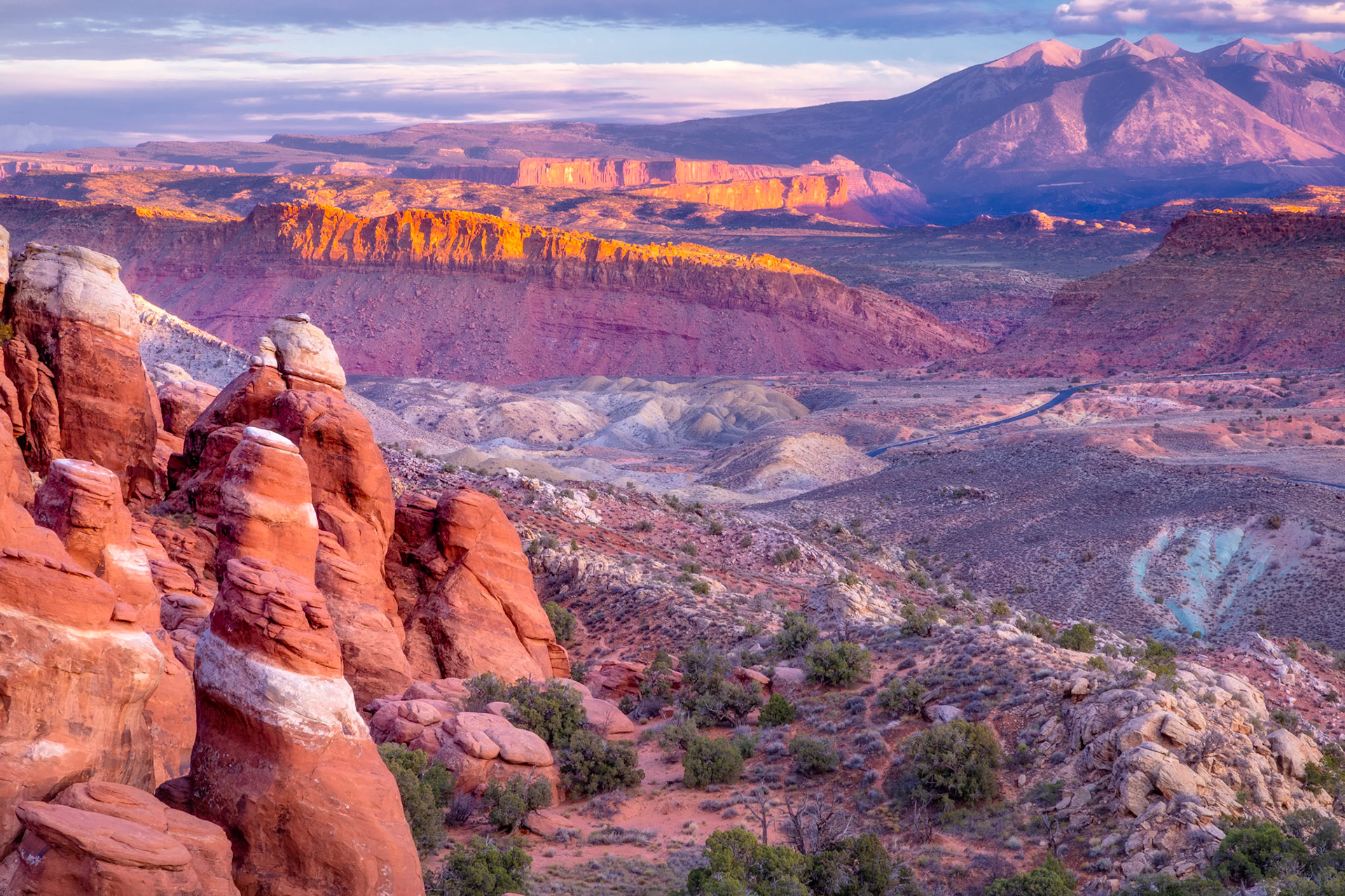 Salt Valley from Fiery Furnace, Arches NP
