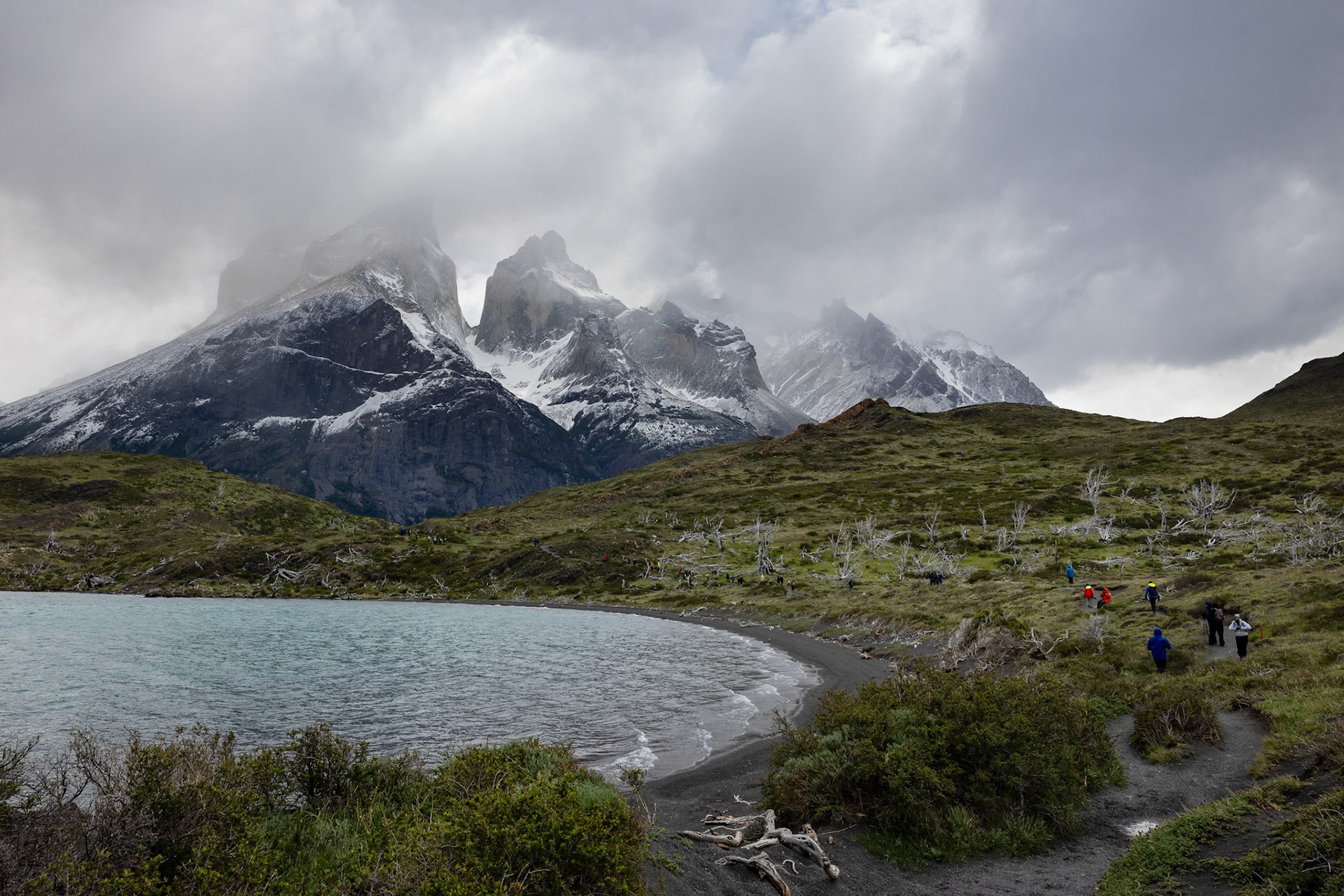 Pehoe Lake and Los Cuernos, "The Horns of Paine'