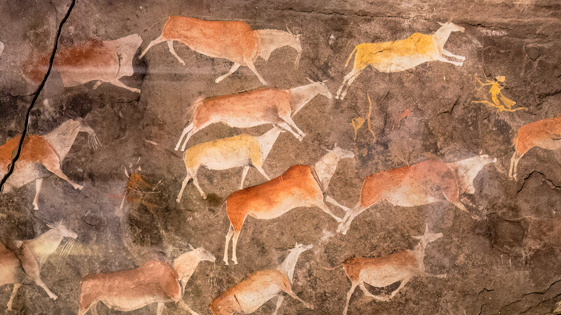 Prehistoric Rock Art Painting