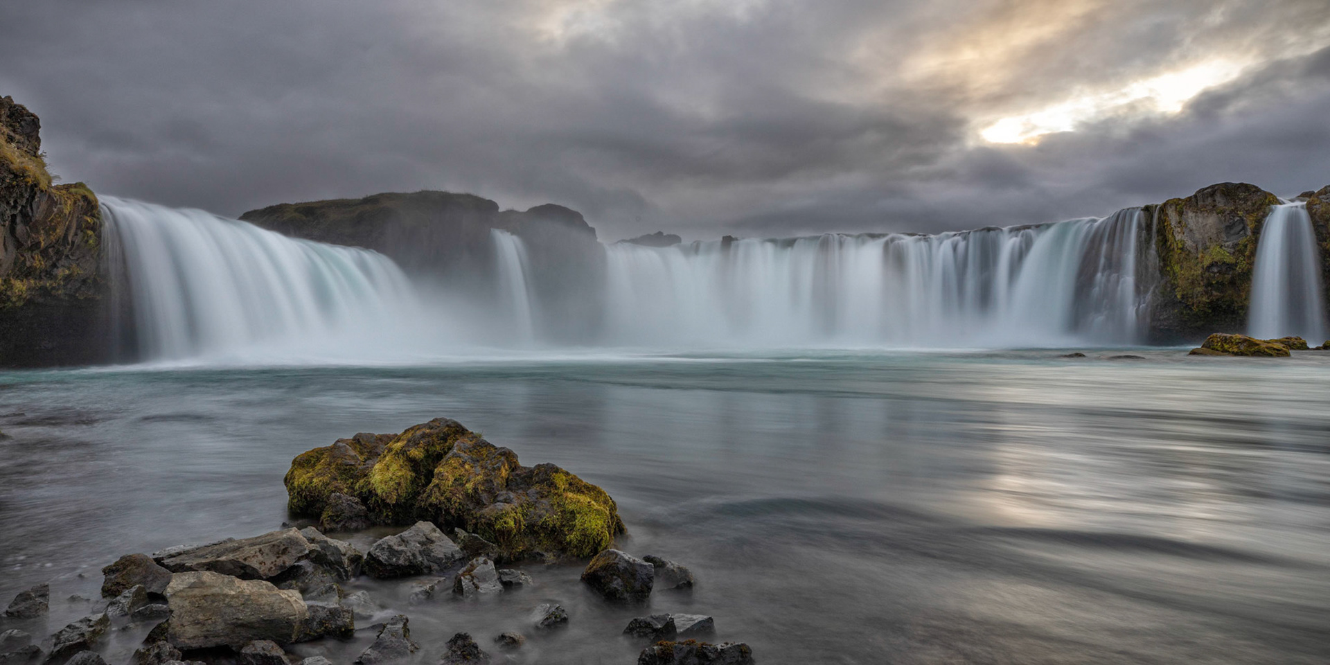 Godafoss; " Waterfall of the  Gods"