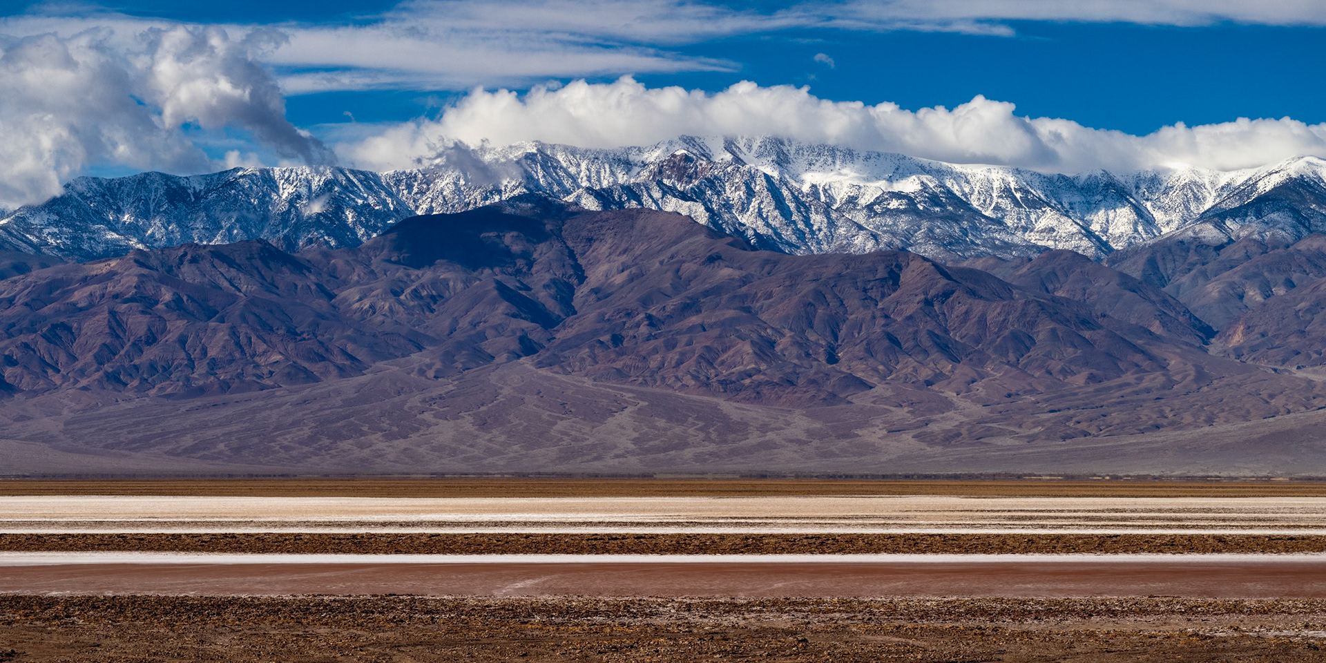 Badwater Basin, Panamint Mtns