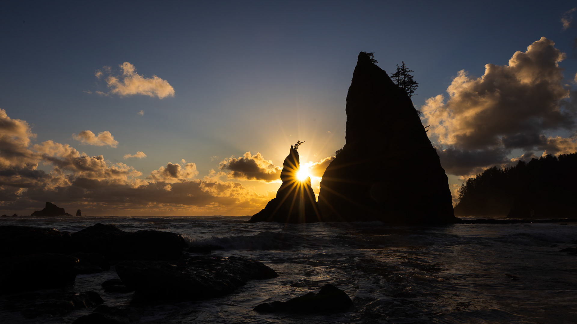 Rialto Beach, Split Rock