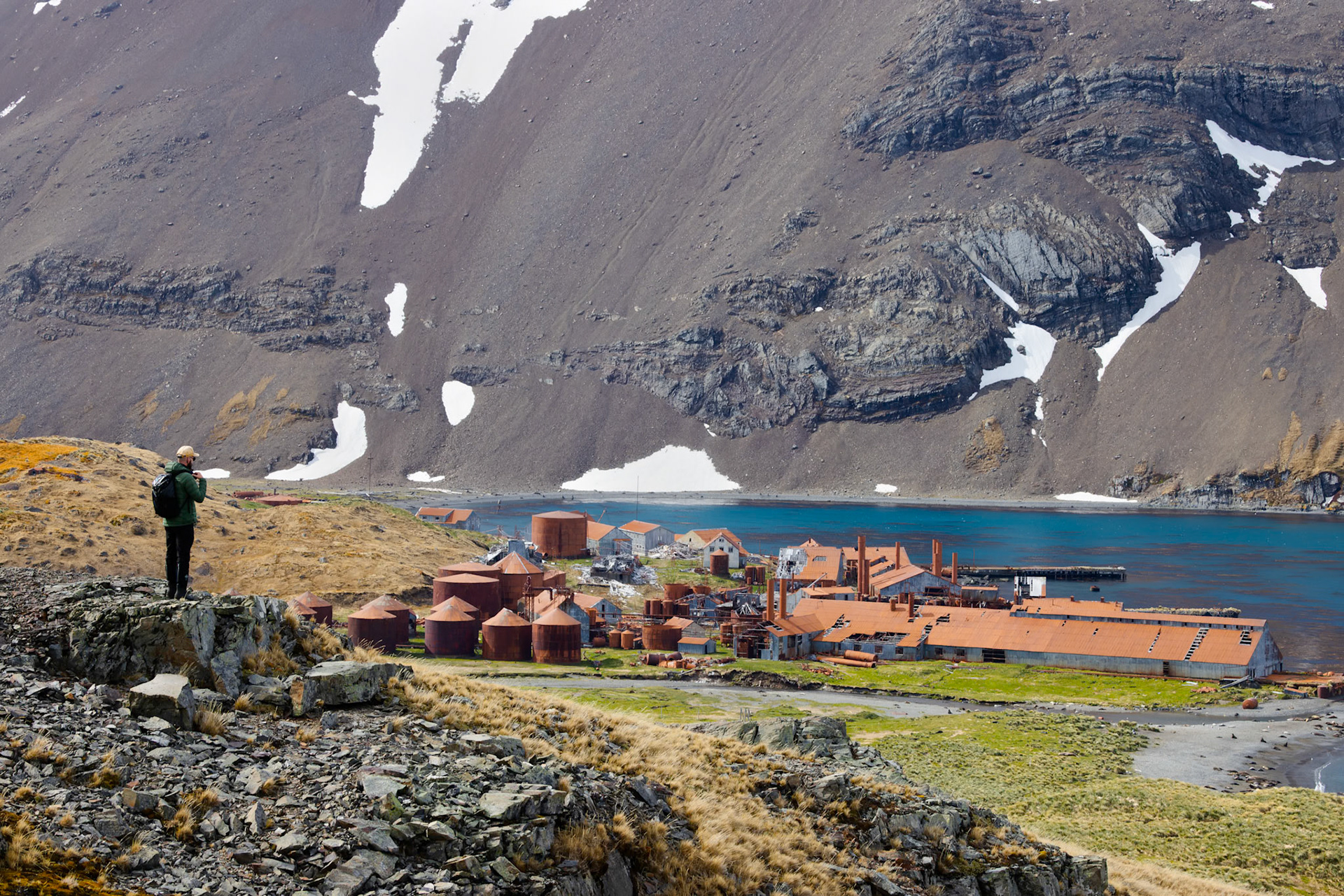 Leith, Last Whaling Station in South Georgia Island closed in 1966