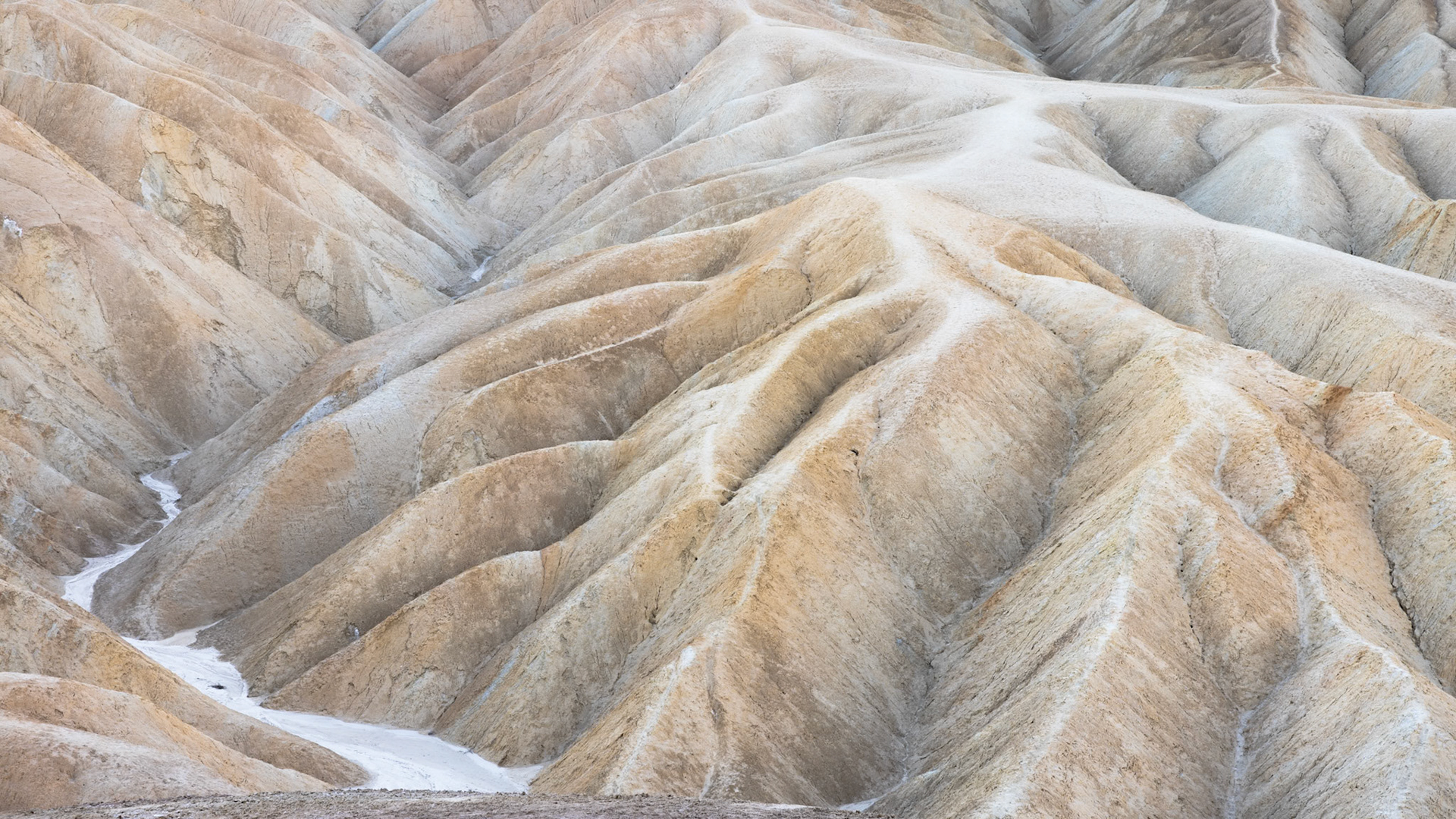Zabriskie Point; detail of Furnace Creek Badlands erosion