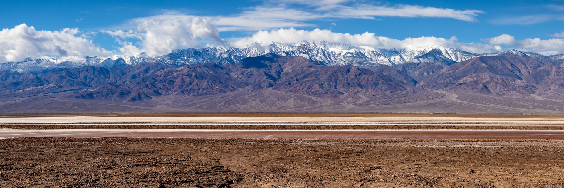 Badwater Basin, Panamint Mtns