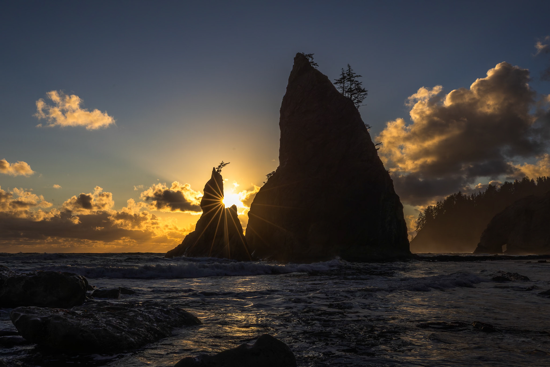 Rialto Beach, Split Rock