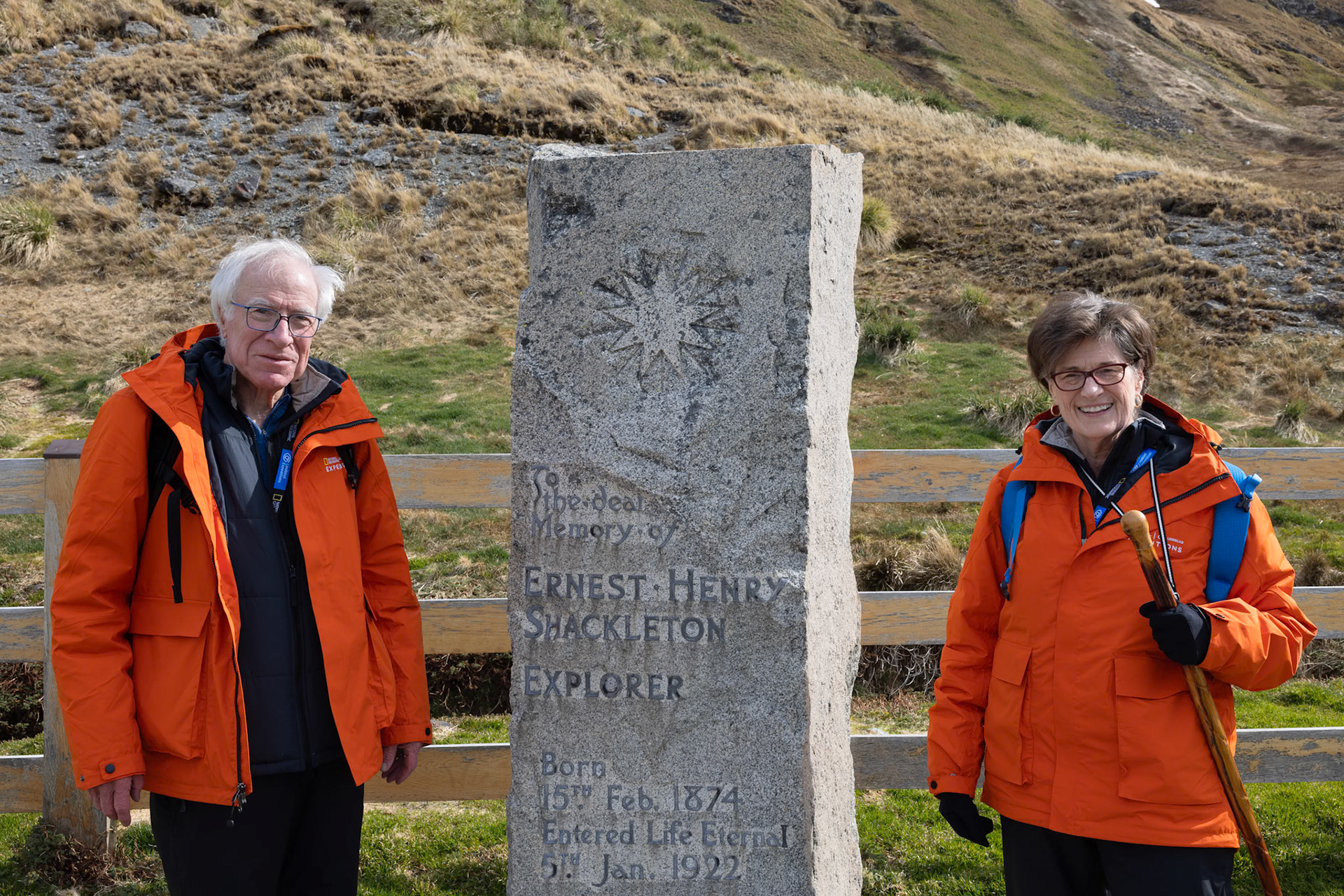 Grytviken,  South Georgia Island, site of Shackleton's grave.