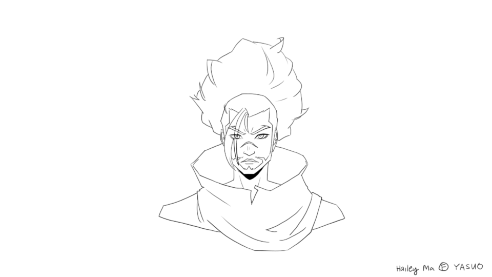 Yasuo from League of Legends (Unaffiliated with Riot)