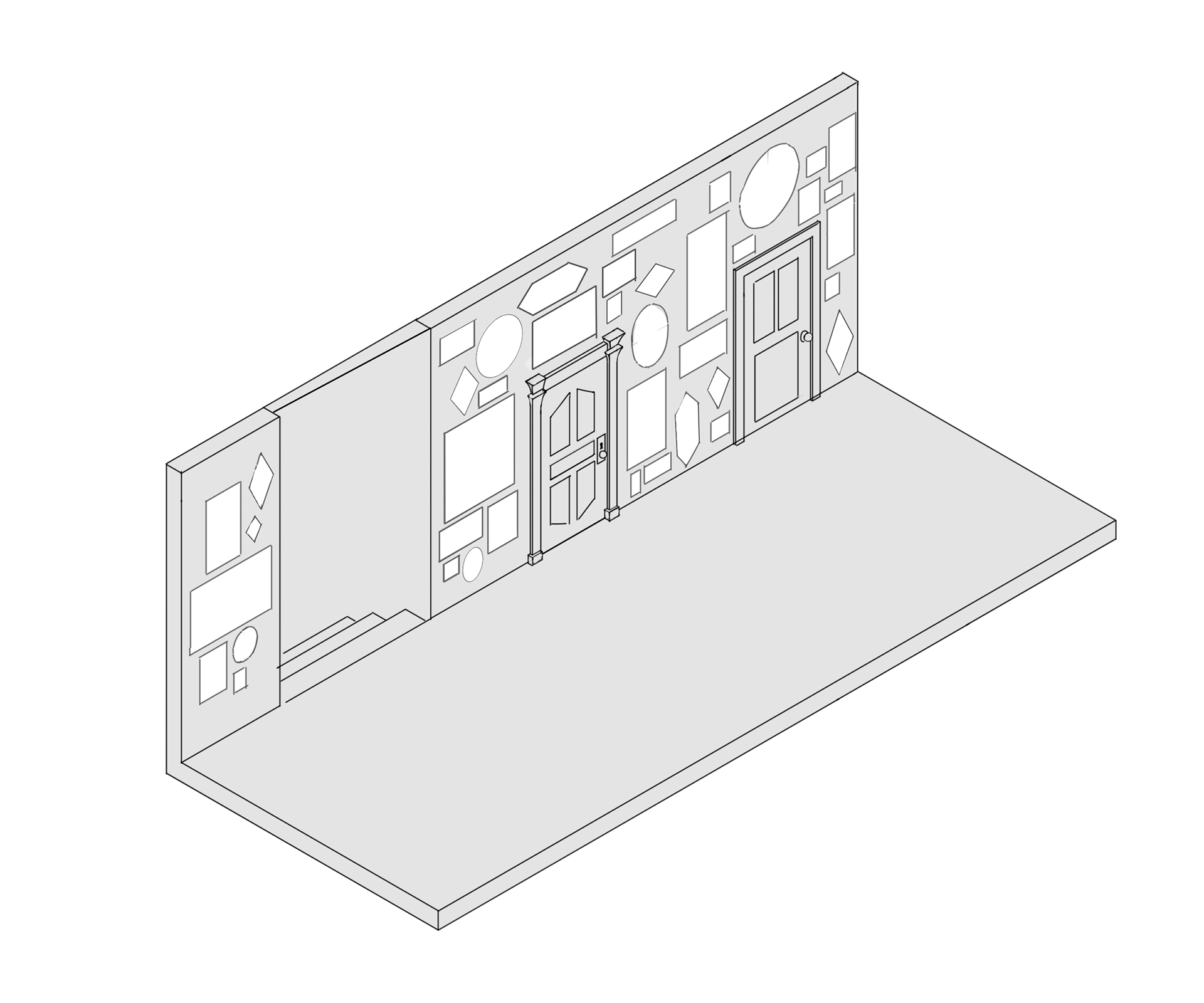 Hallway Photo Layout