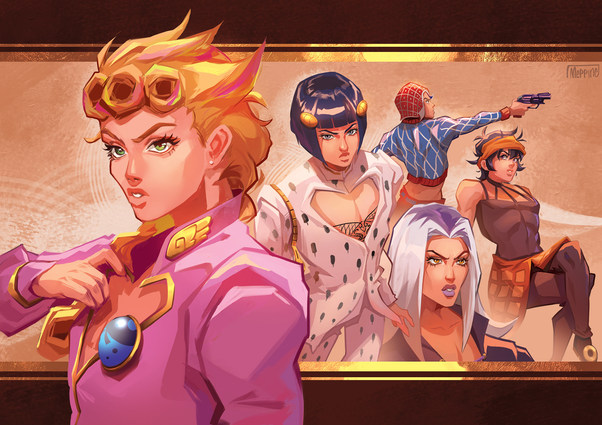Characters from Jojo's Bizarre Adventure