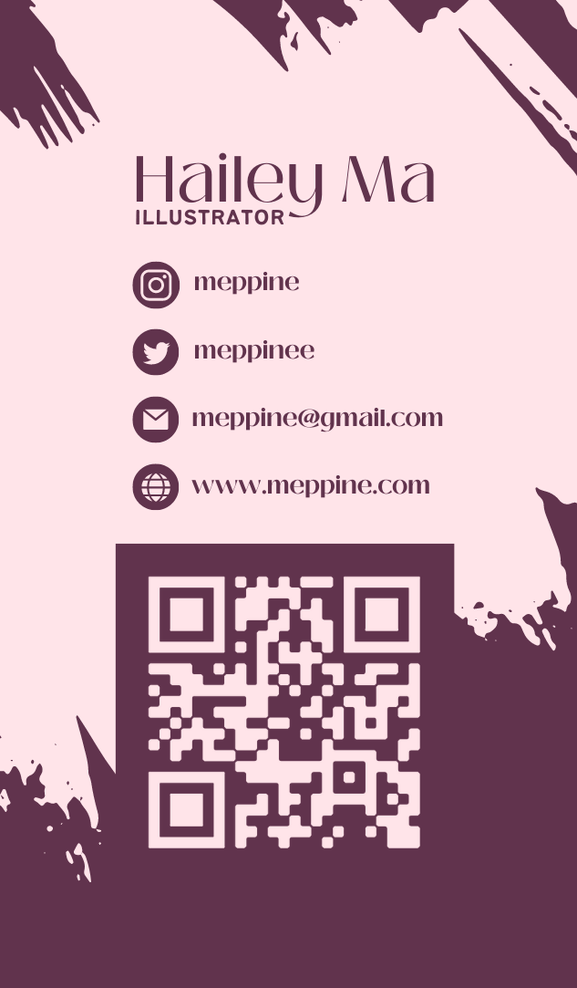 Business card back