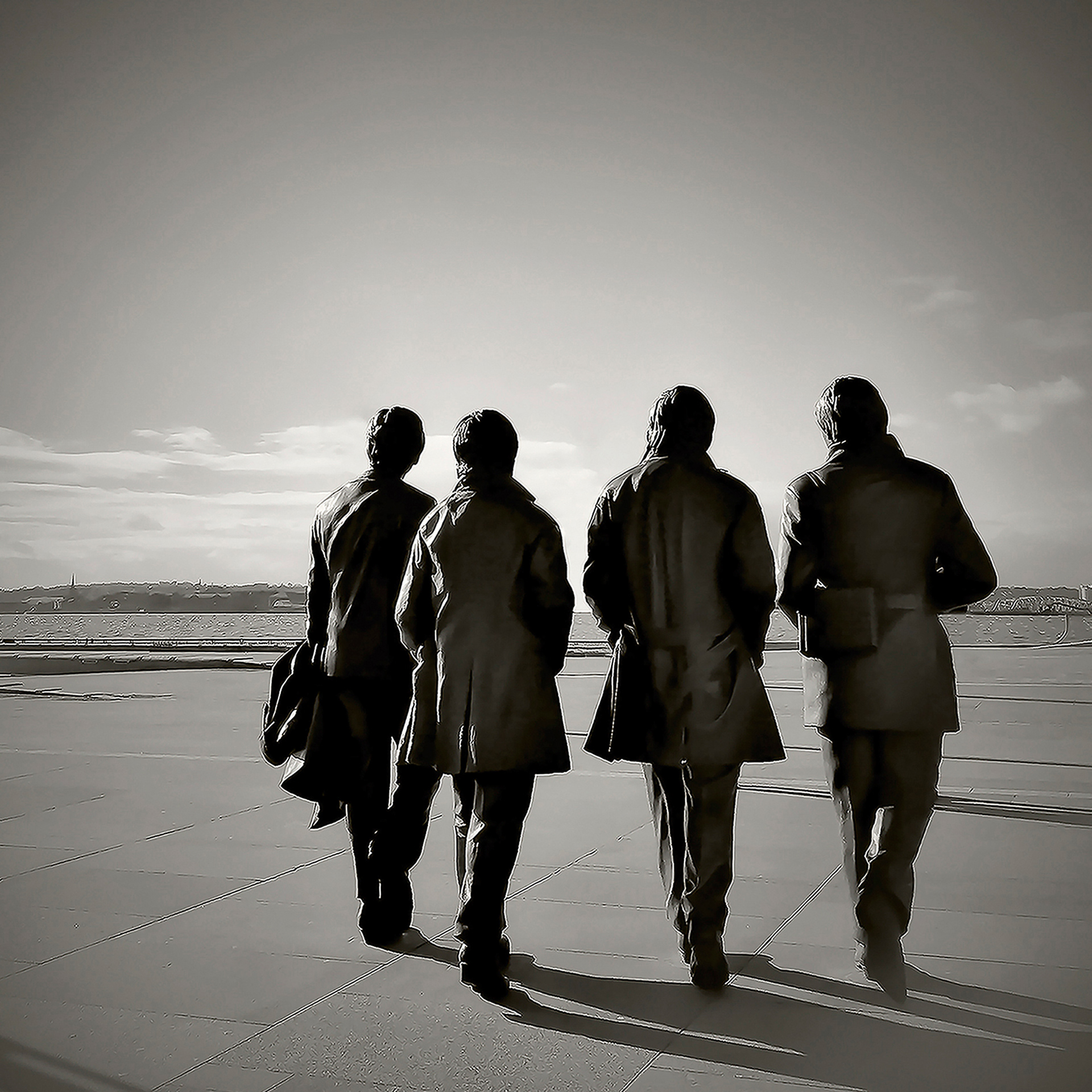 The Beatles Statue at Pier Head, Liverpool