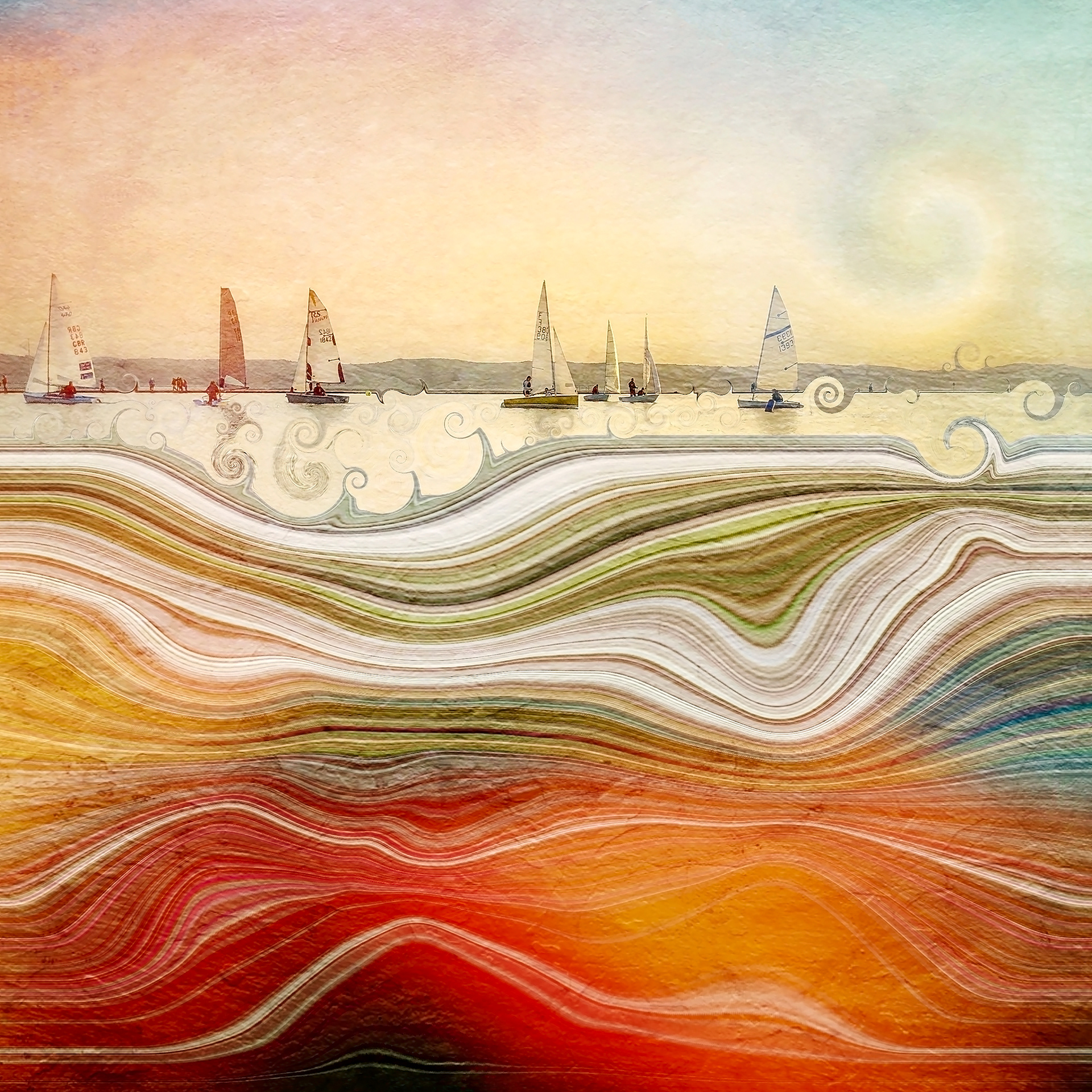 'Sailing on a Summers Evening Breeze'