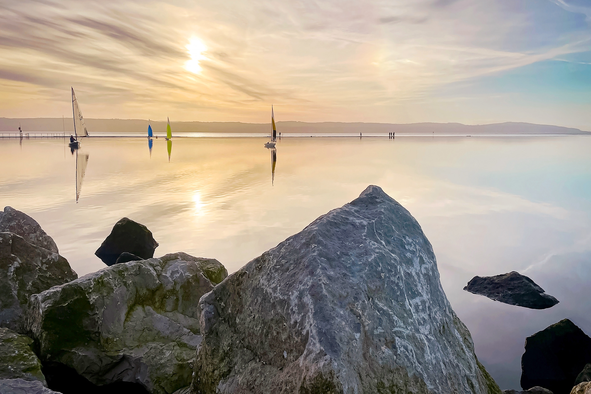 'A December Afternoon' West Kirby Marine Lake