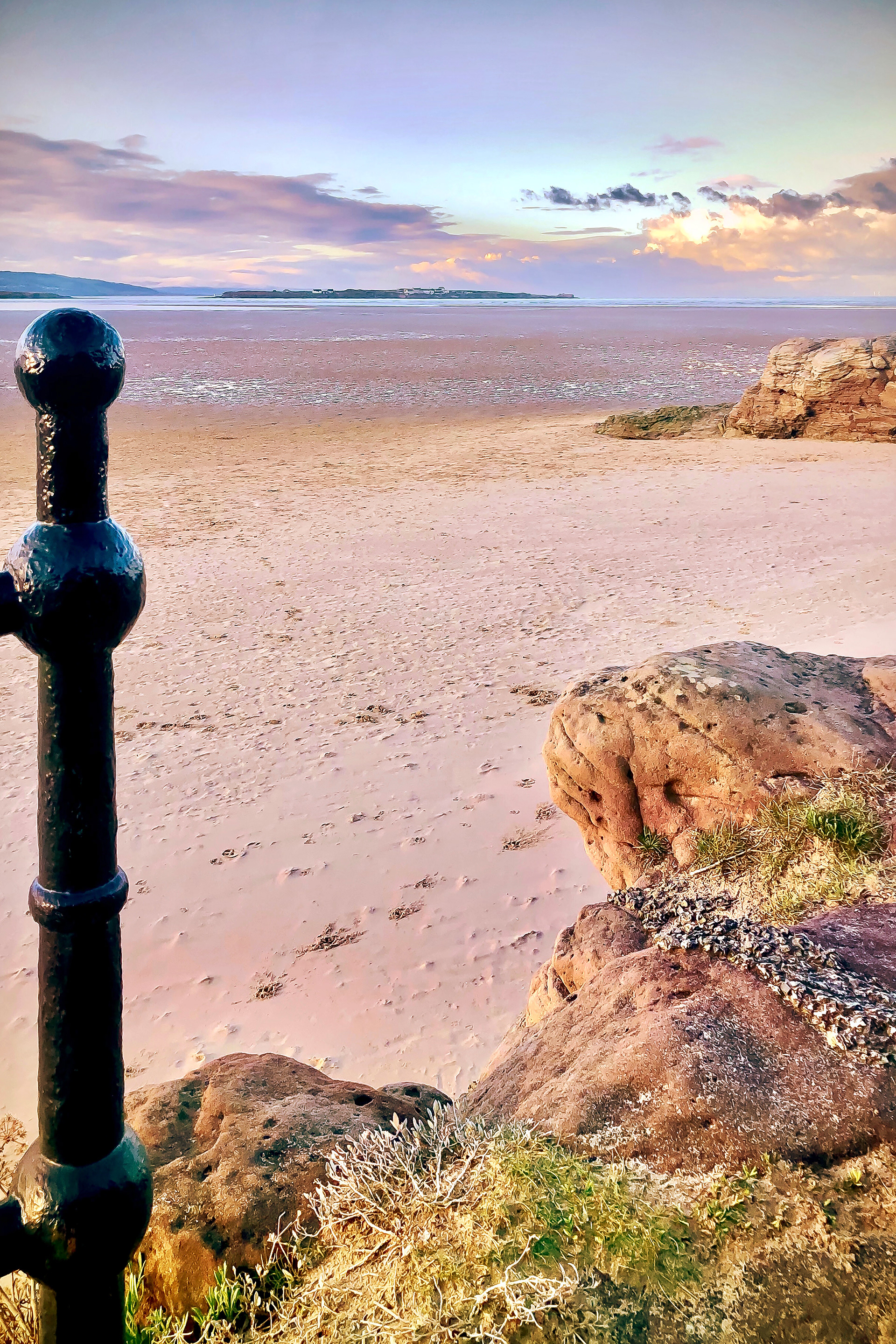 'Hilbre Island on the Horizon' Red Rocks Beach, Hoylake