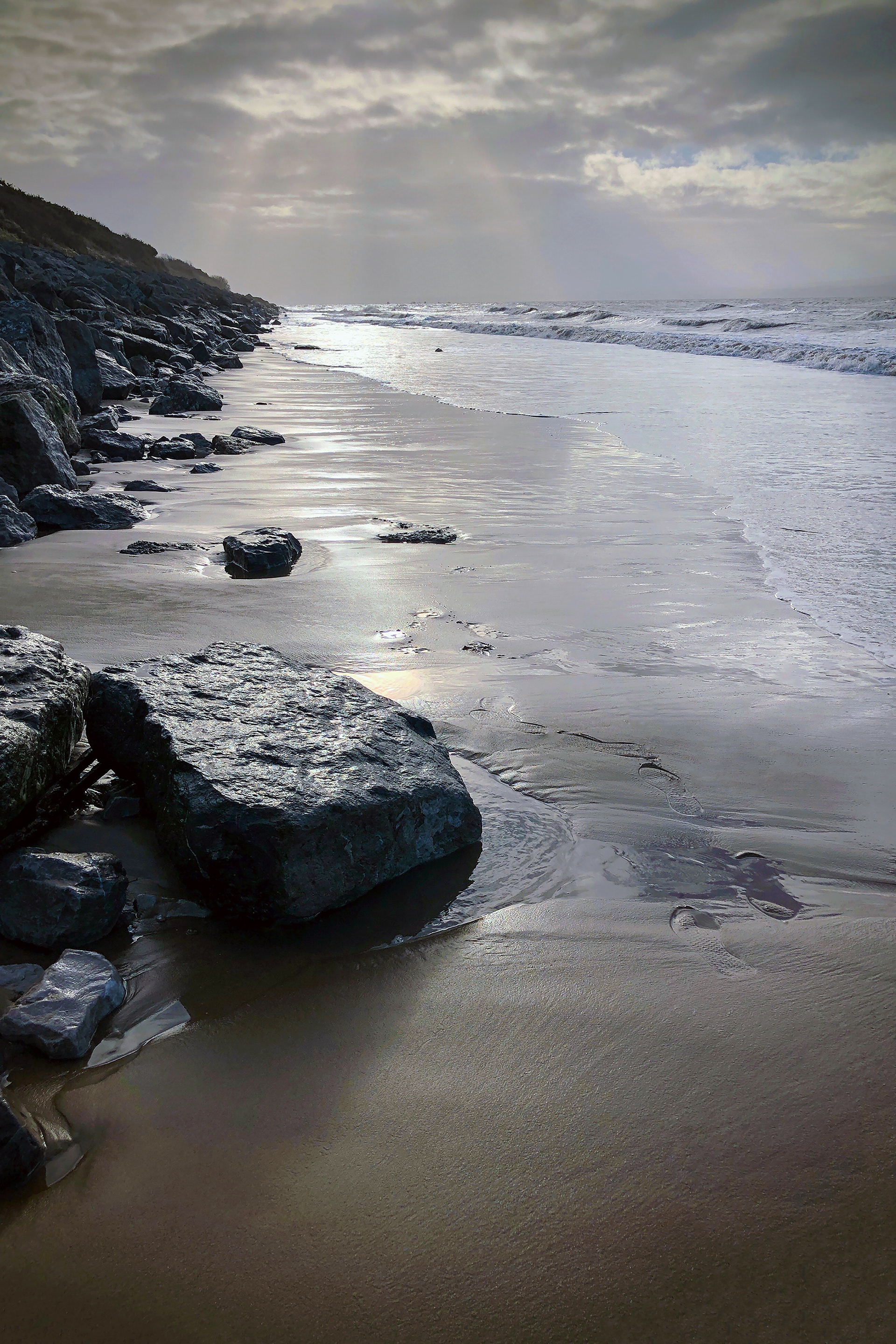 'Caught on the Tide' Cubbins Green Beach, West Kirby