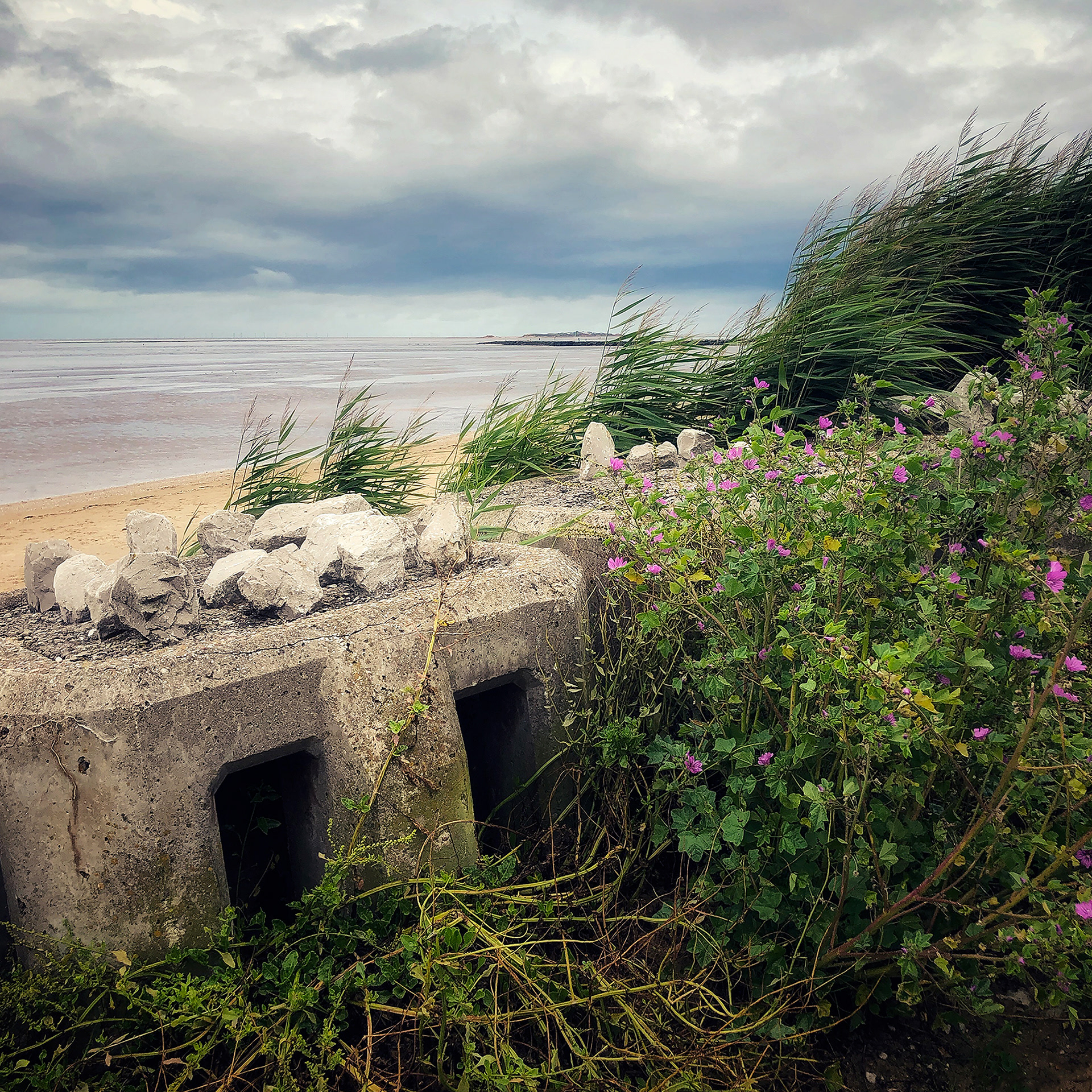 Hilbre Island from Cubbins Green Beach, West Kirby