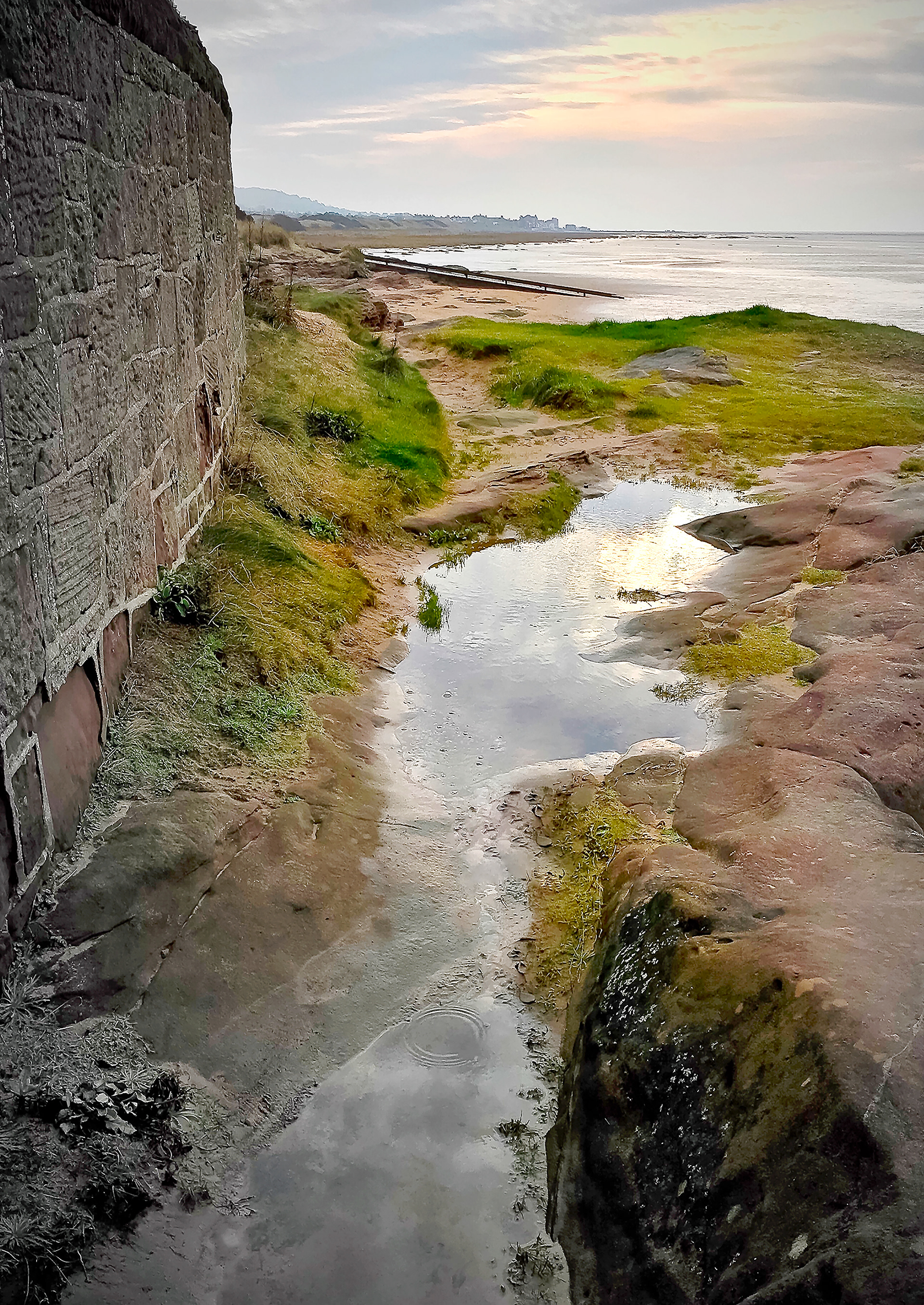'At the end of a rainy day' West Kirby from Red Rocks Beach, Hoylake