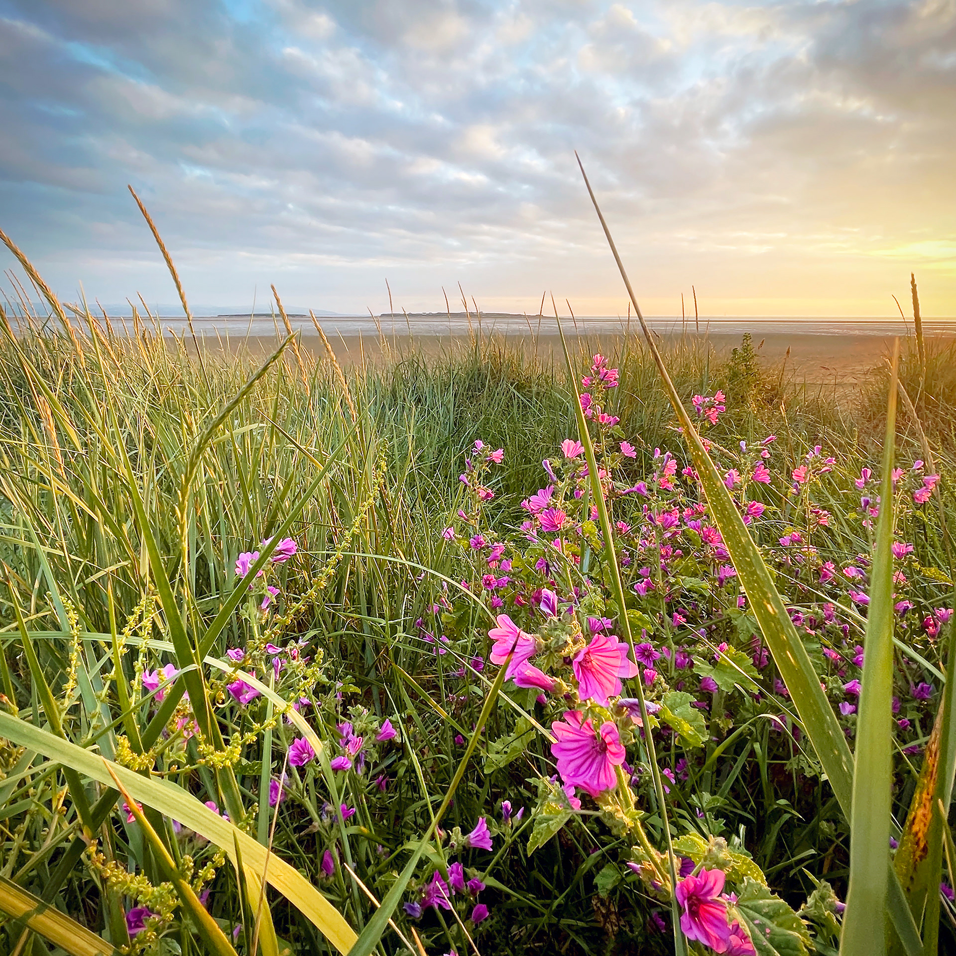 'A Red Rocks Sunset Sky' Red Rocks Beach, Hoylake
