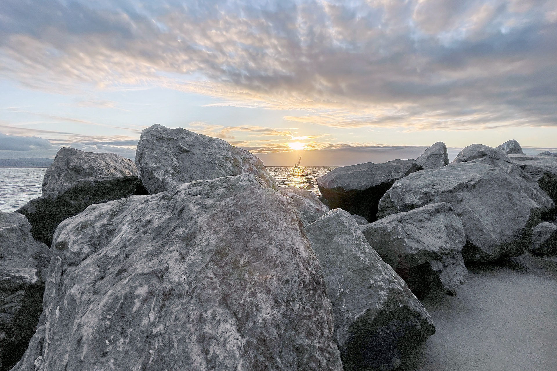 'A September Evening Sail' West Kirby Marine Lake