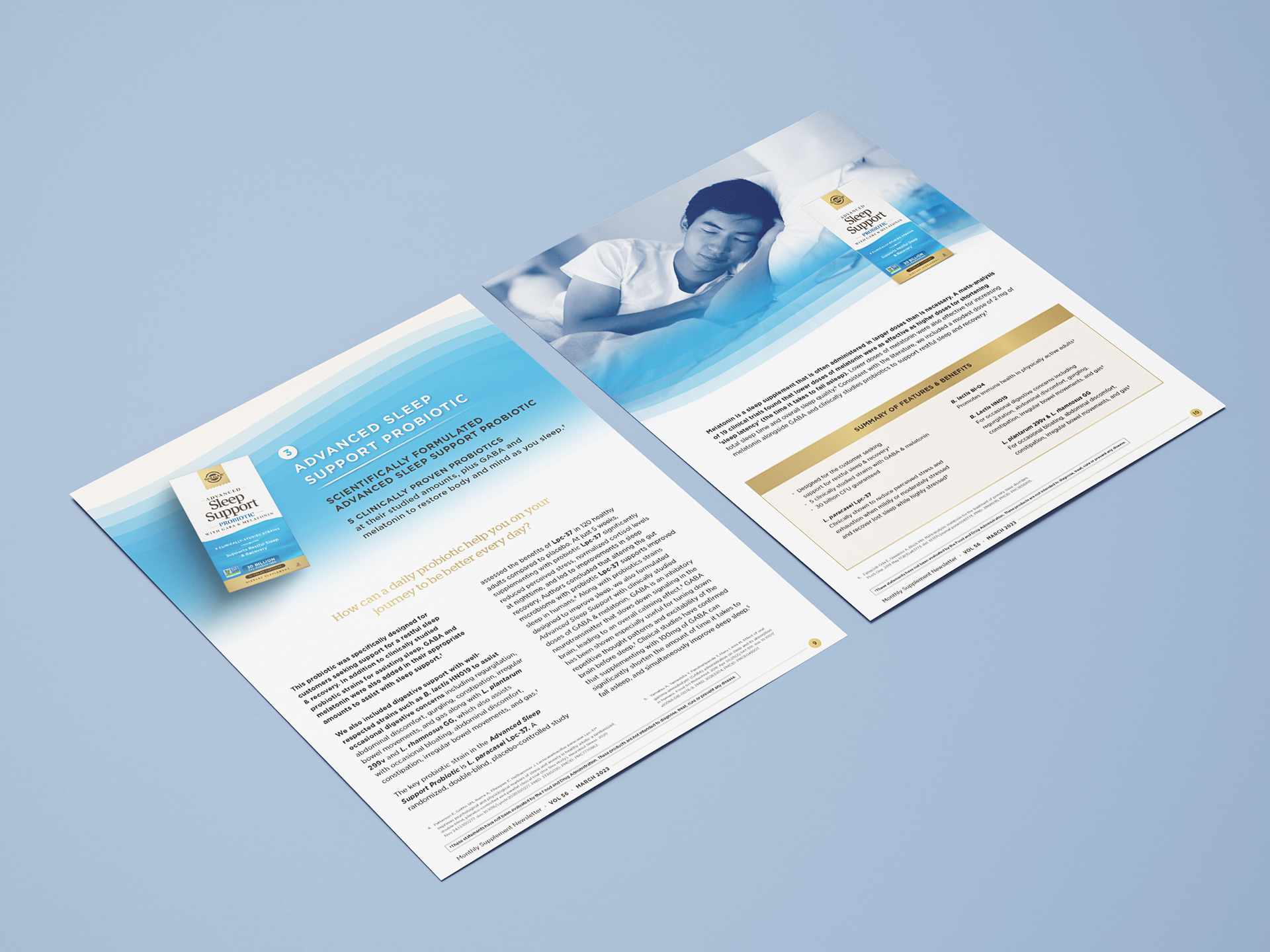 Internal newsletter – Sleep Support Probiotcs
