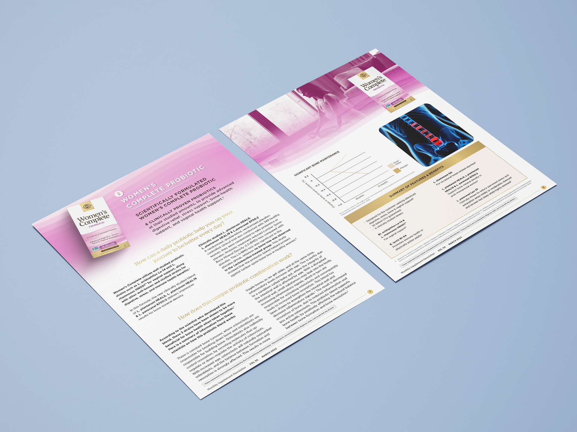 Internal newsletter – Women's Complete Probiotics