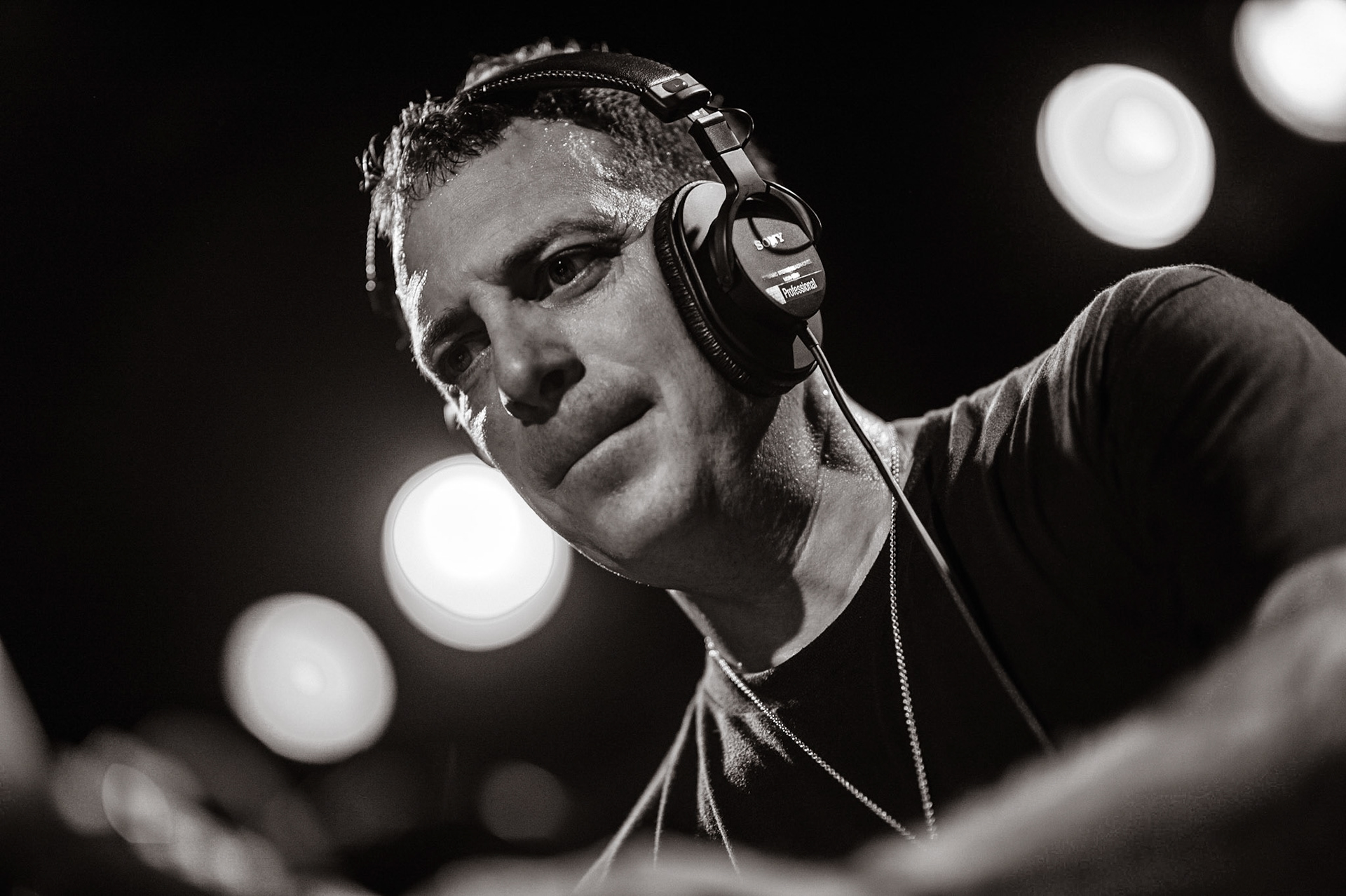 Z-Trip performing at the Factory in Marrickville, Sydney, Australia on January 28, 2017.