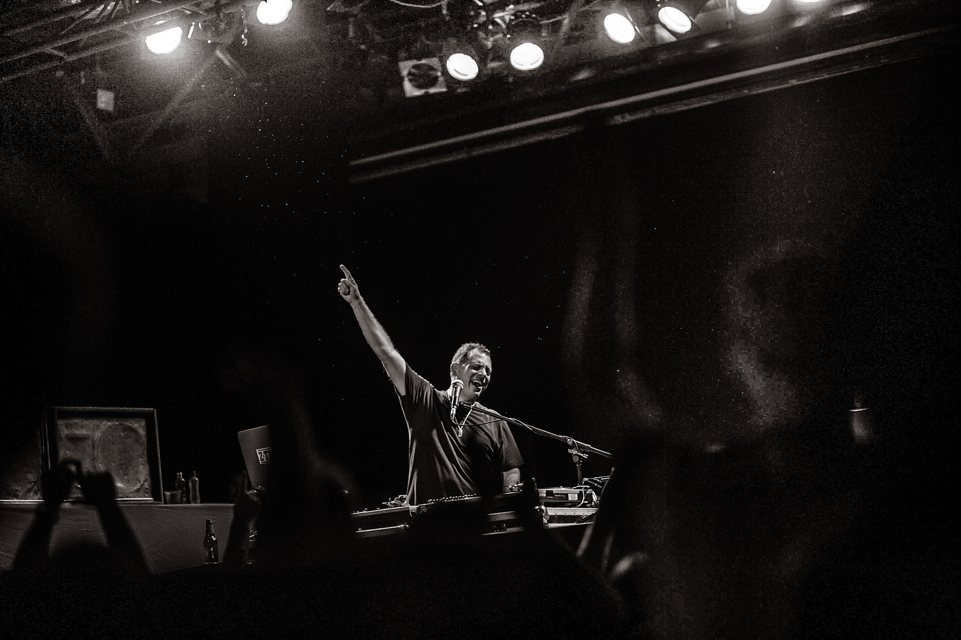 Z-Trip performing at the Factory in Marrickville, Sydney, Australia on January 28, 2017.