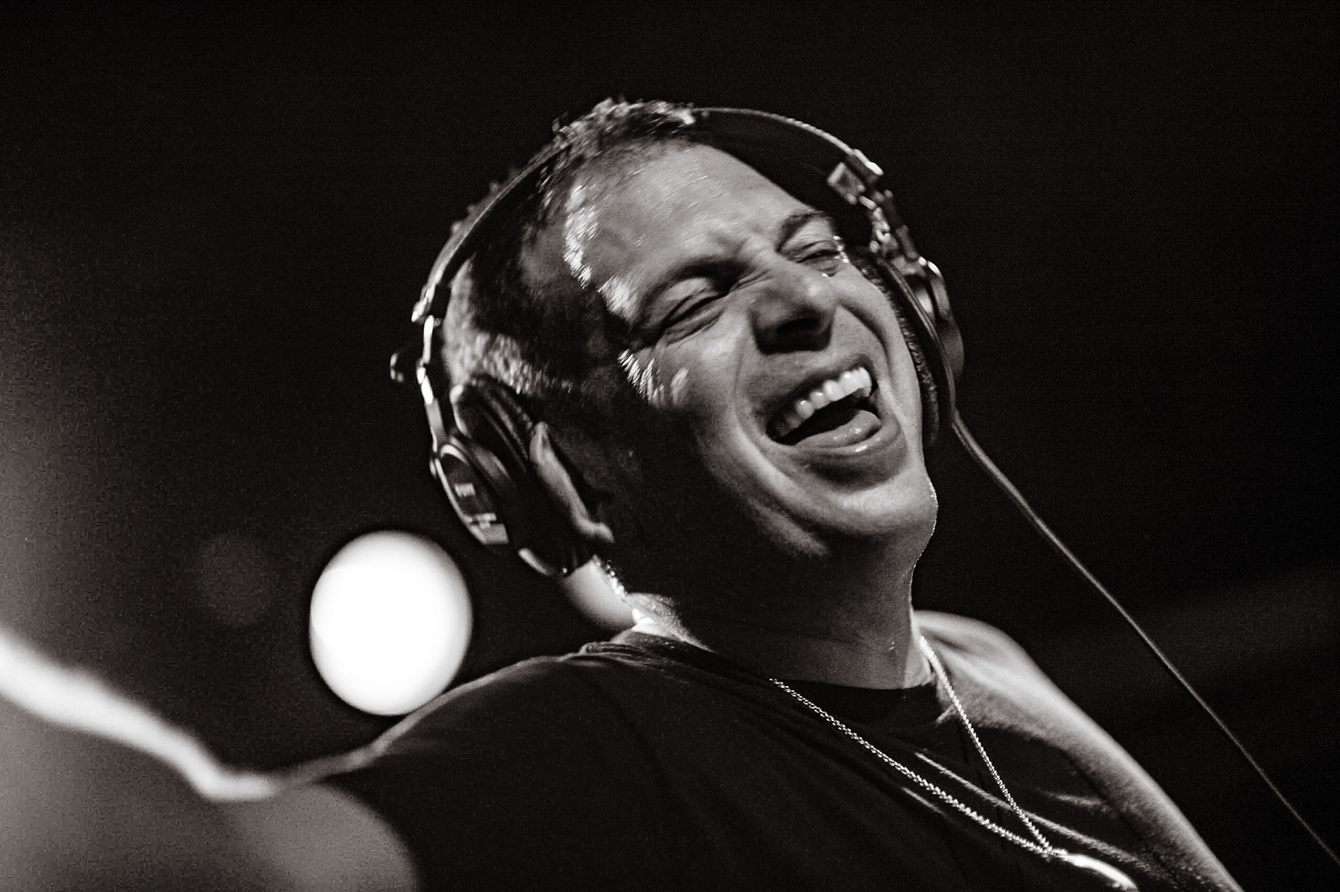 Z-Trip performing at the Factory in Marrickville, Sydney, Australia on January 28, 2017.