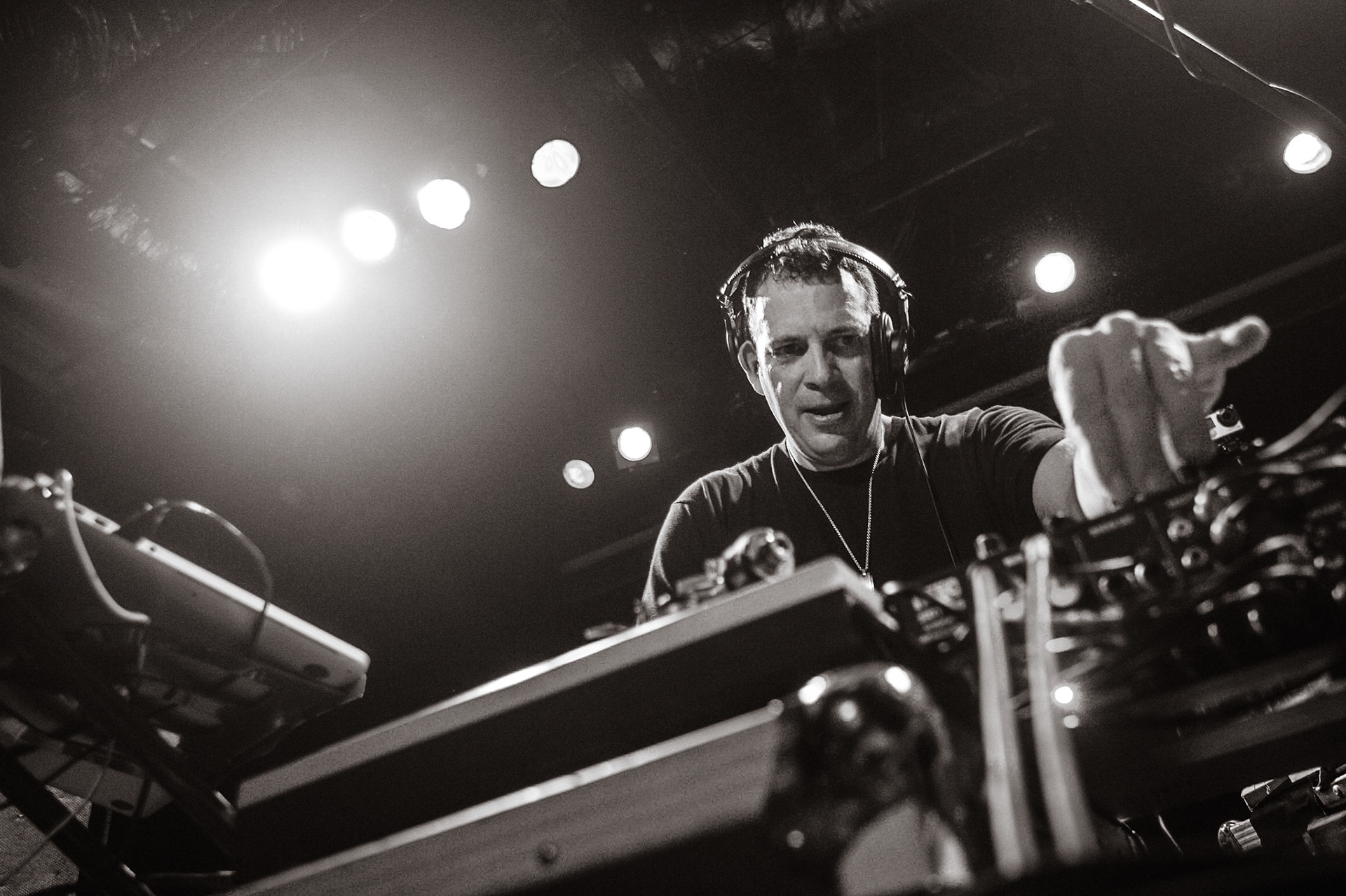 Z-Trip performing at the Factory in Marrickville, Sydney, Australia on January 28, 2017.