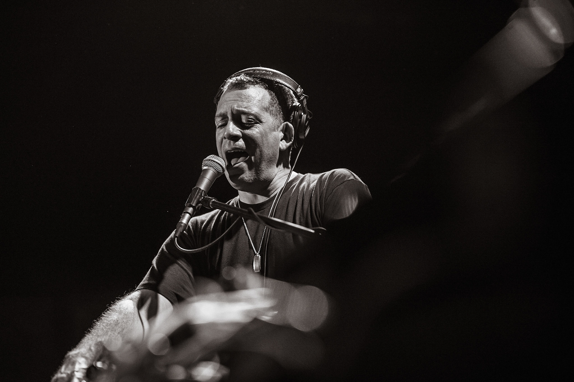 Z-Trip performing at the Factory in Marrickville, Sydney, Australia on January 28, 2017.