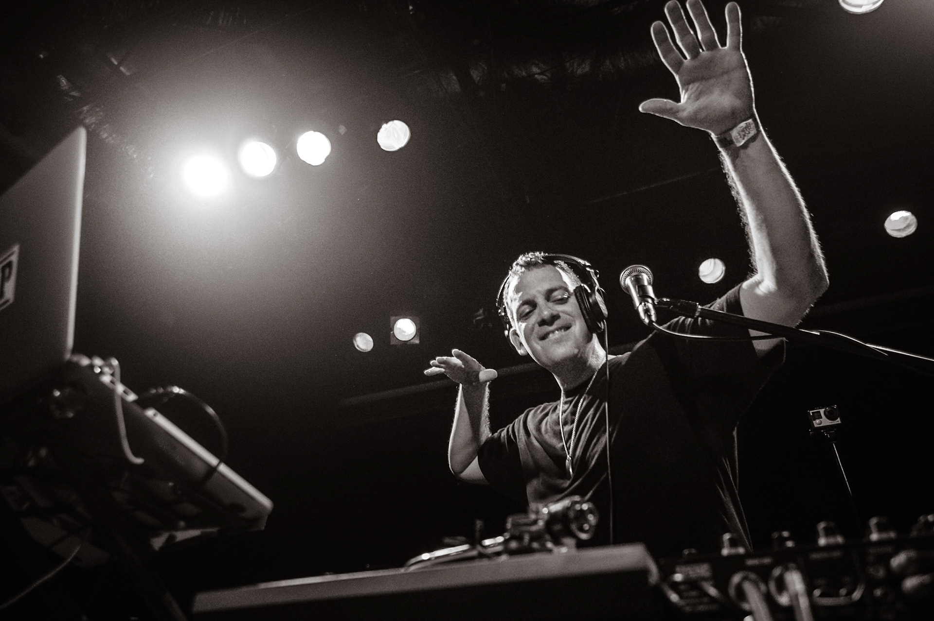 Z-Trip performing at the Factory in Marrickville, Sydney, Australia on January 28, 2017.