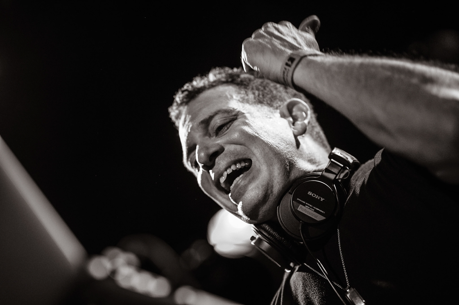 Z-Trip performing at the Factory in Marrickville, Sydney, Australia on January 28, 2017.