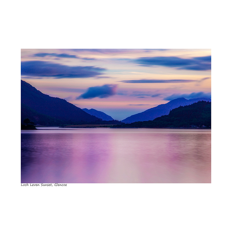 Loch Leven Sunset, Glencoe
