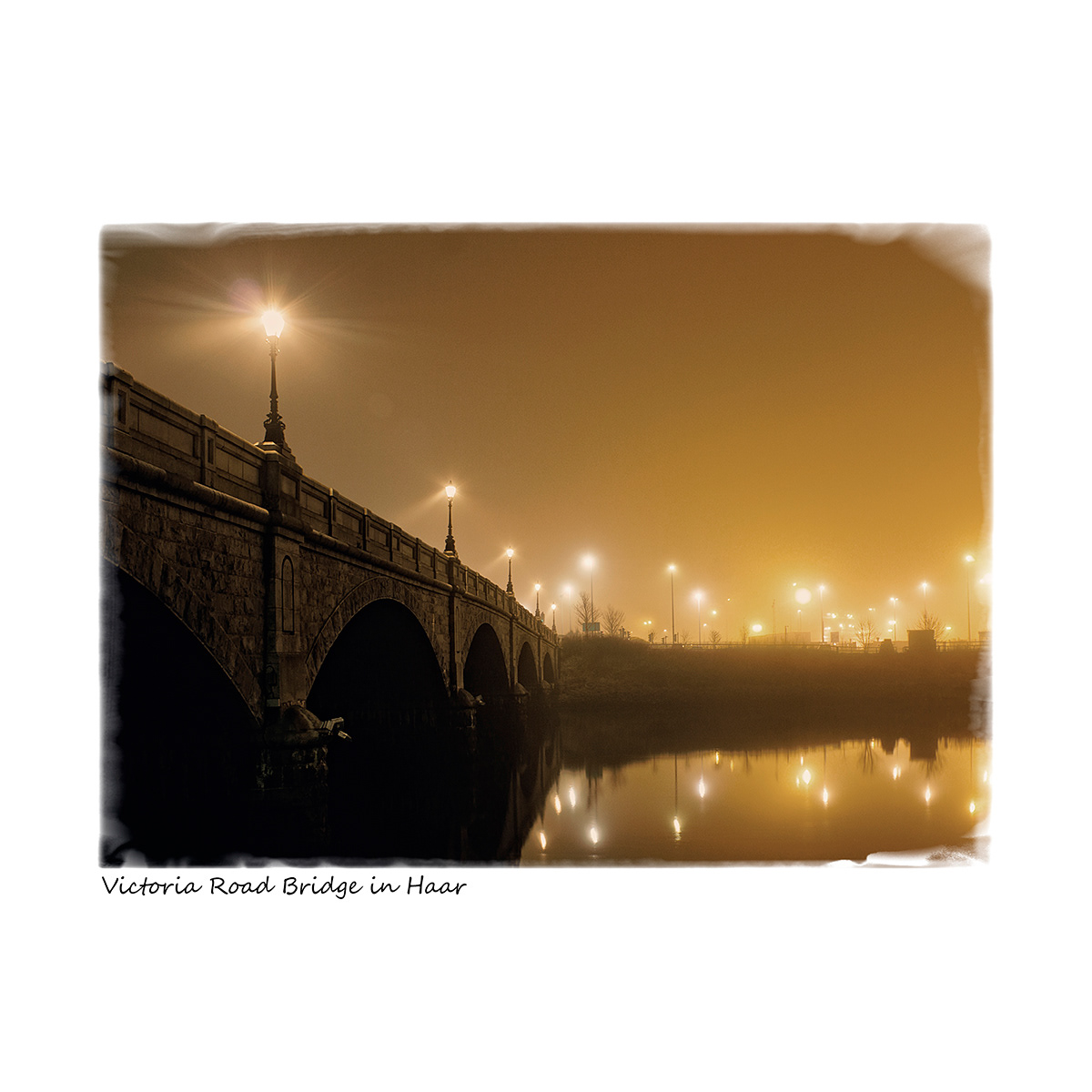 Victoria Road Bridge in Haar