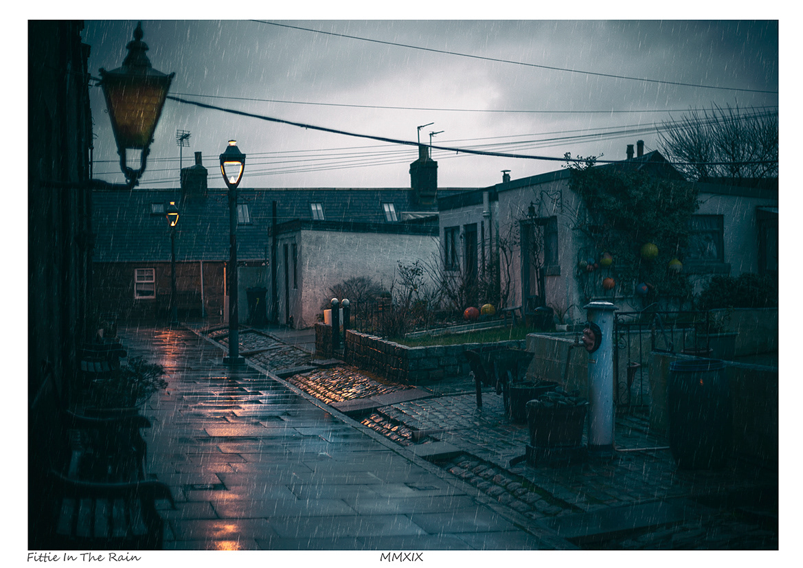 Fittie in the Rain (Footdee, Aberdeen)
