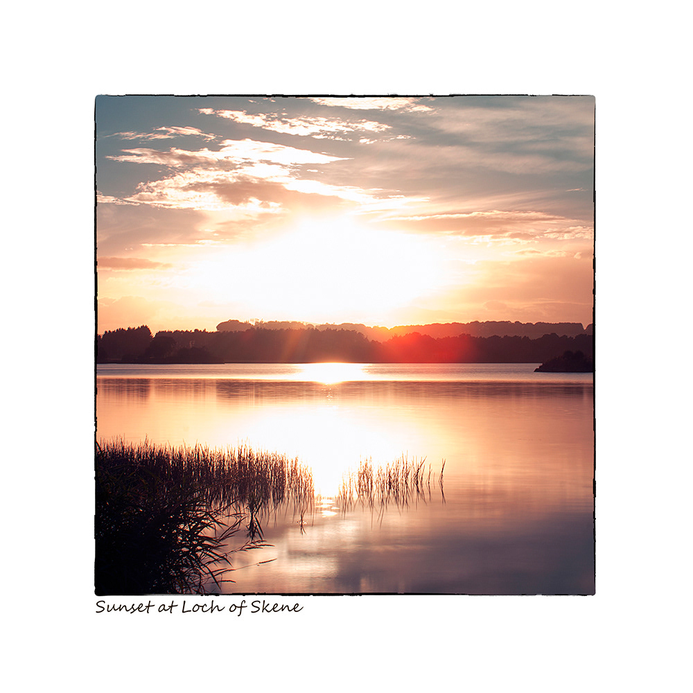 Sunset at Loch of Skene 