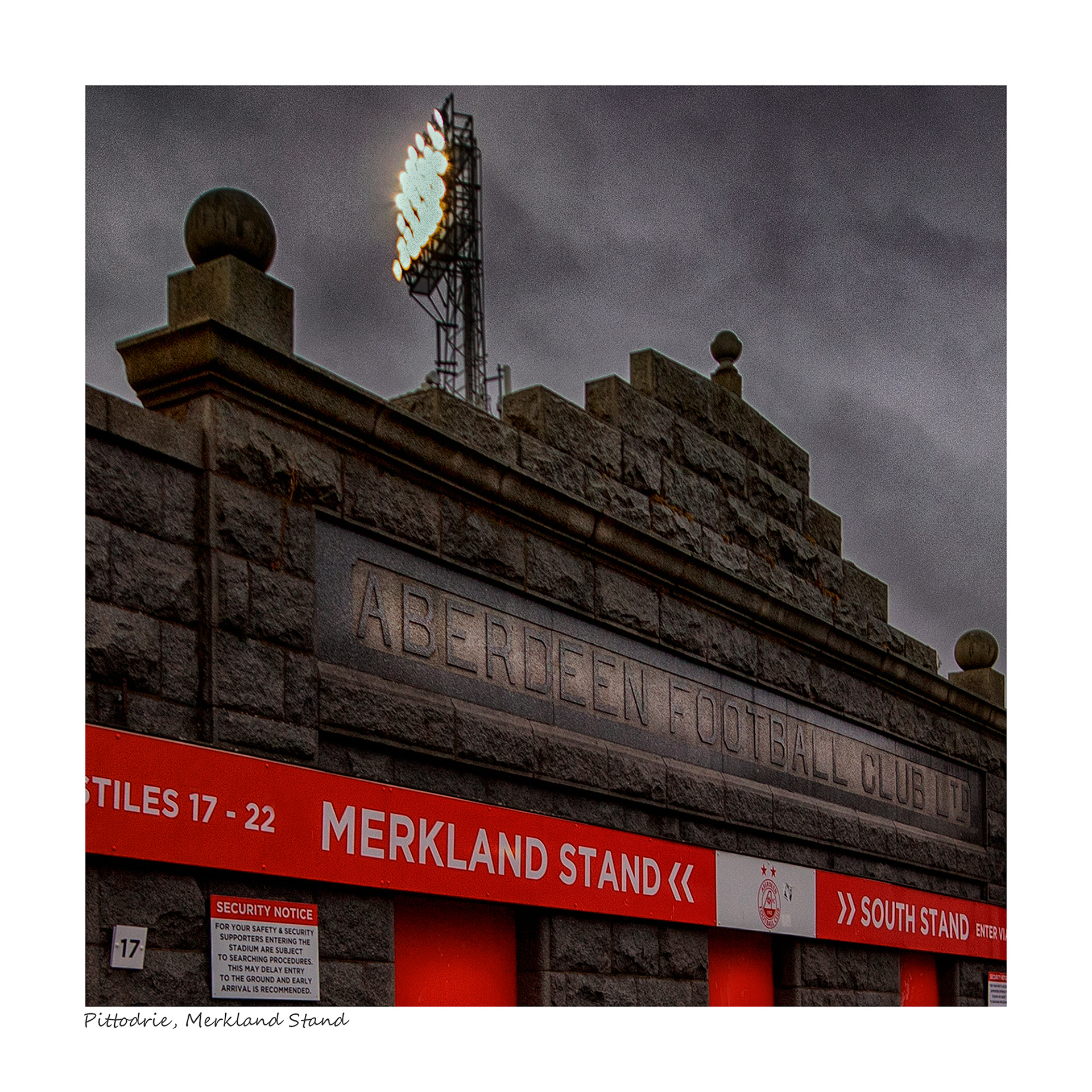 Small Pittodrie Prints
