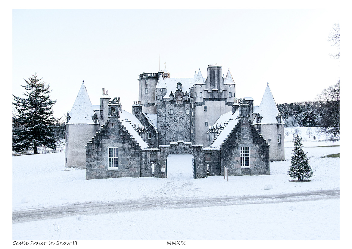 Castle Fraser in Snow III (Aberdeenshire)
