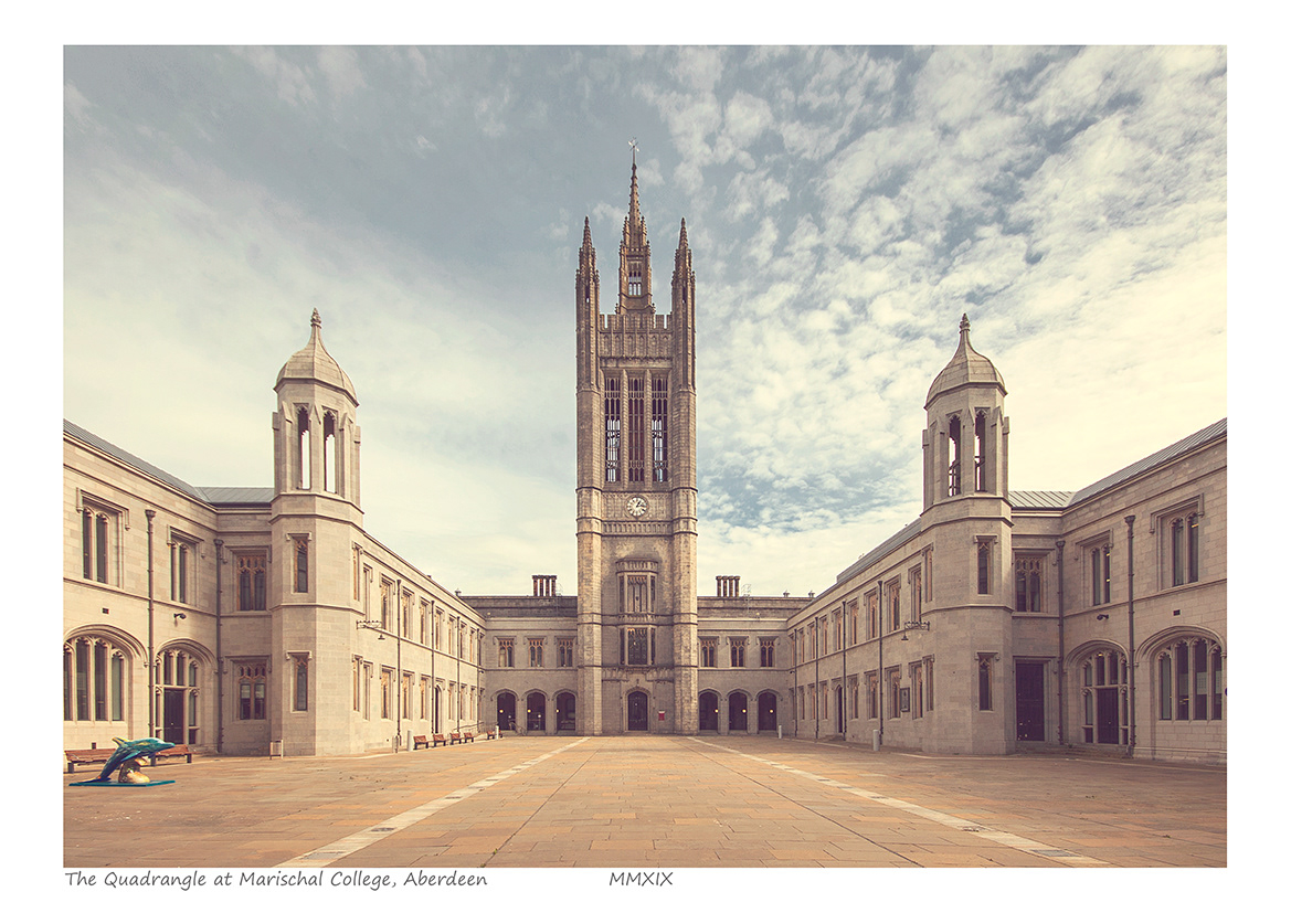 The Quadrangle at Marischal College, Aberdeen