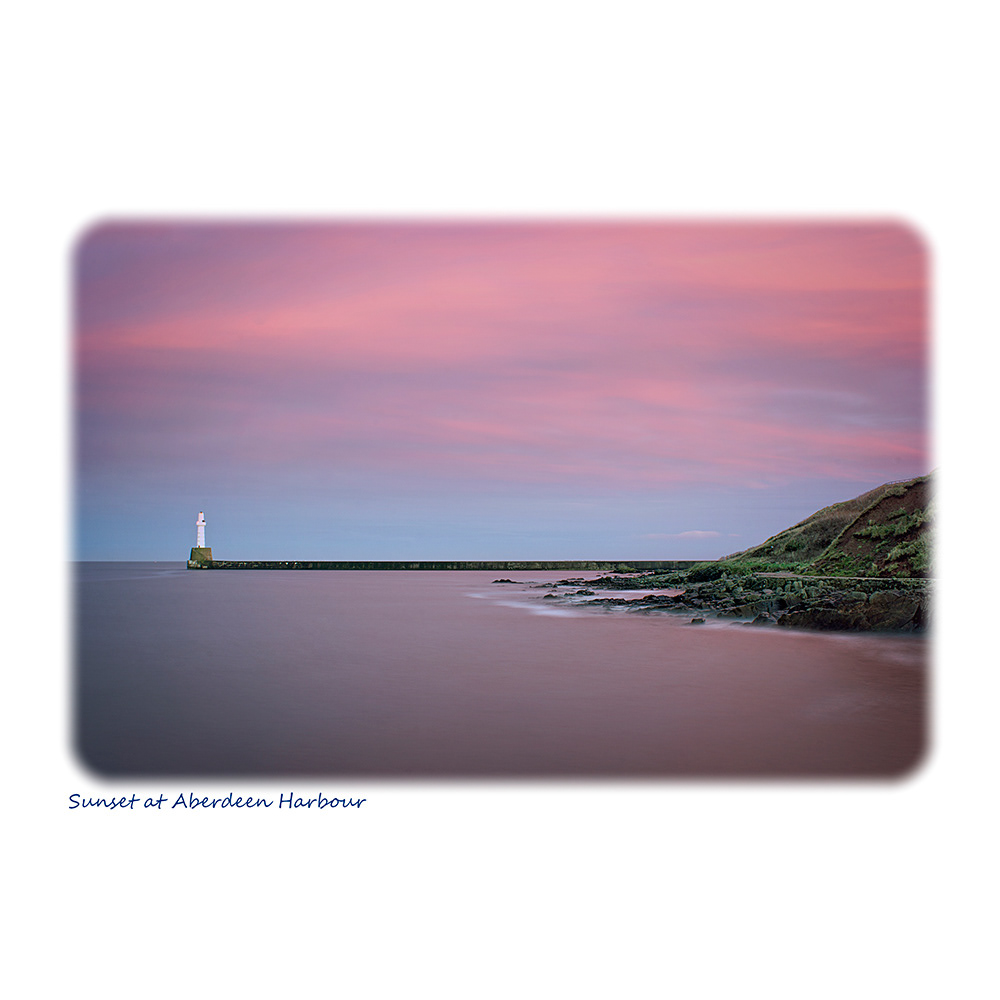 Sunset at Aberdeen Harbour
